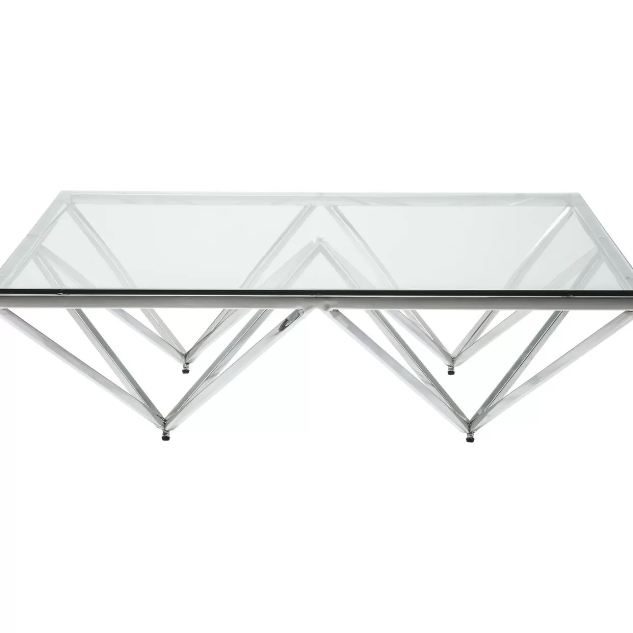 Tavolino Network Design Industriale - Struttura Reticolare Iconica 105x105 cm per Soggiorno Moderno