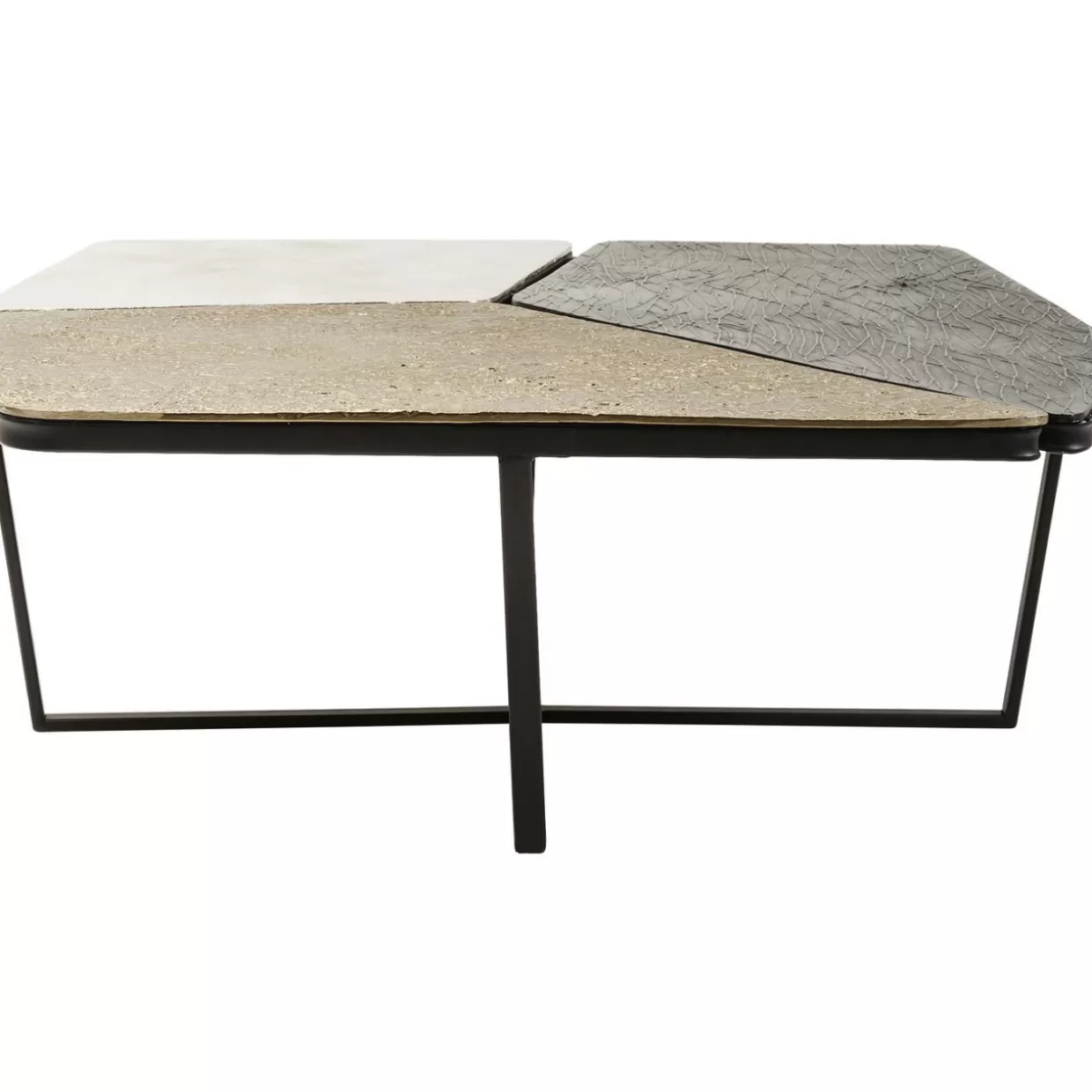 Tavolino design KARE con dettaglio Patches - Misure 103x102 cm, ideale per soggiorno moderno