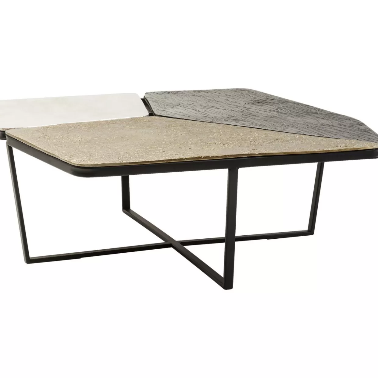 Tavolino design KARE con dettaglio Patches - Misure 103x102 cm, ideale per soggiorno moderno
