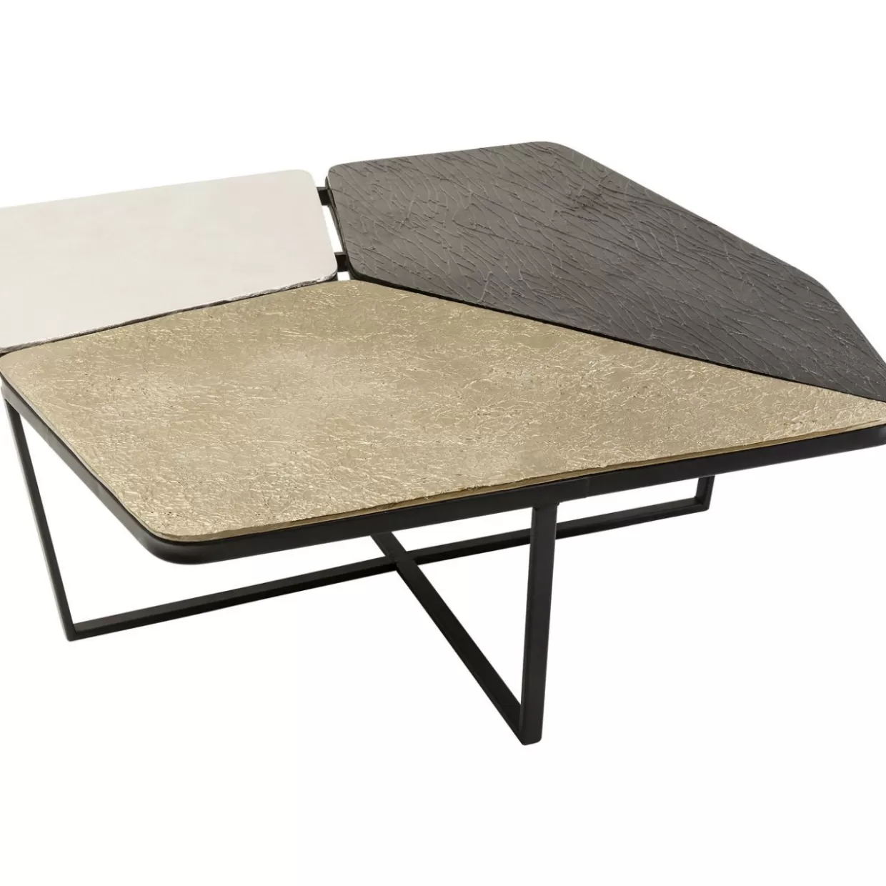Tavolino design KARE con dettaglio Patches - Misure 103x102 cm, ideale per soggiorno moderno