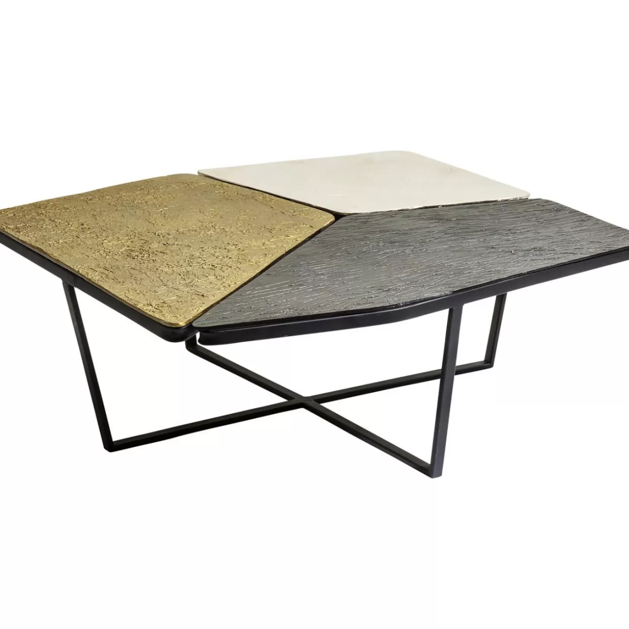 Tavolino design KARE con dettaglio Patches - Misure 103x102 cm, ideale per soggiorno moderno