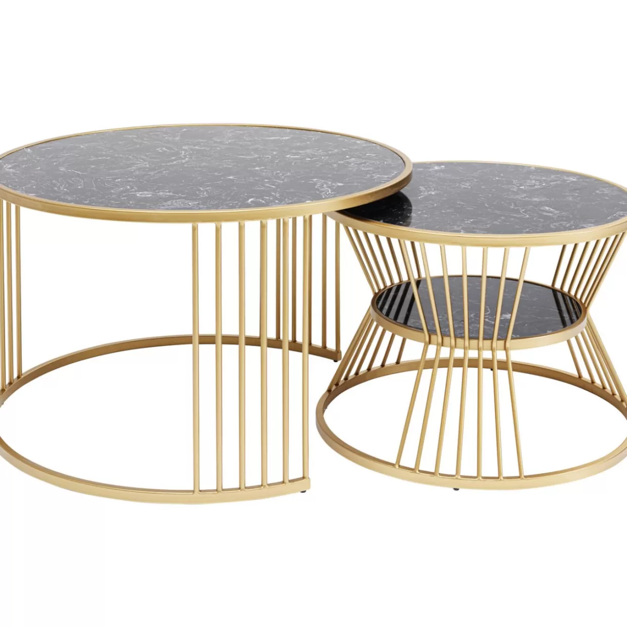 Tavoli da salotto Roma in coppia - Design contemporaneo KARE per ambienti con carattere 

（：）