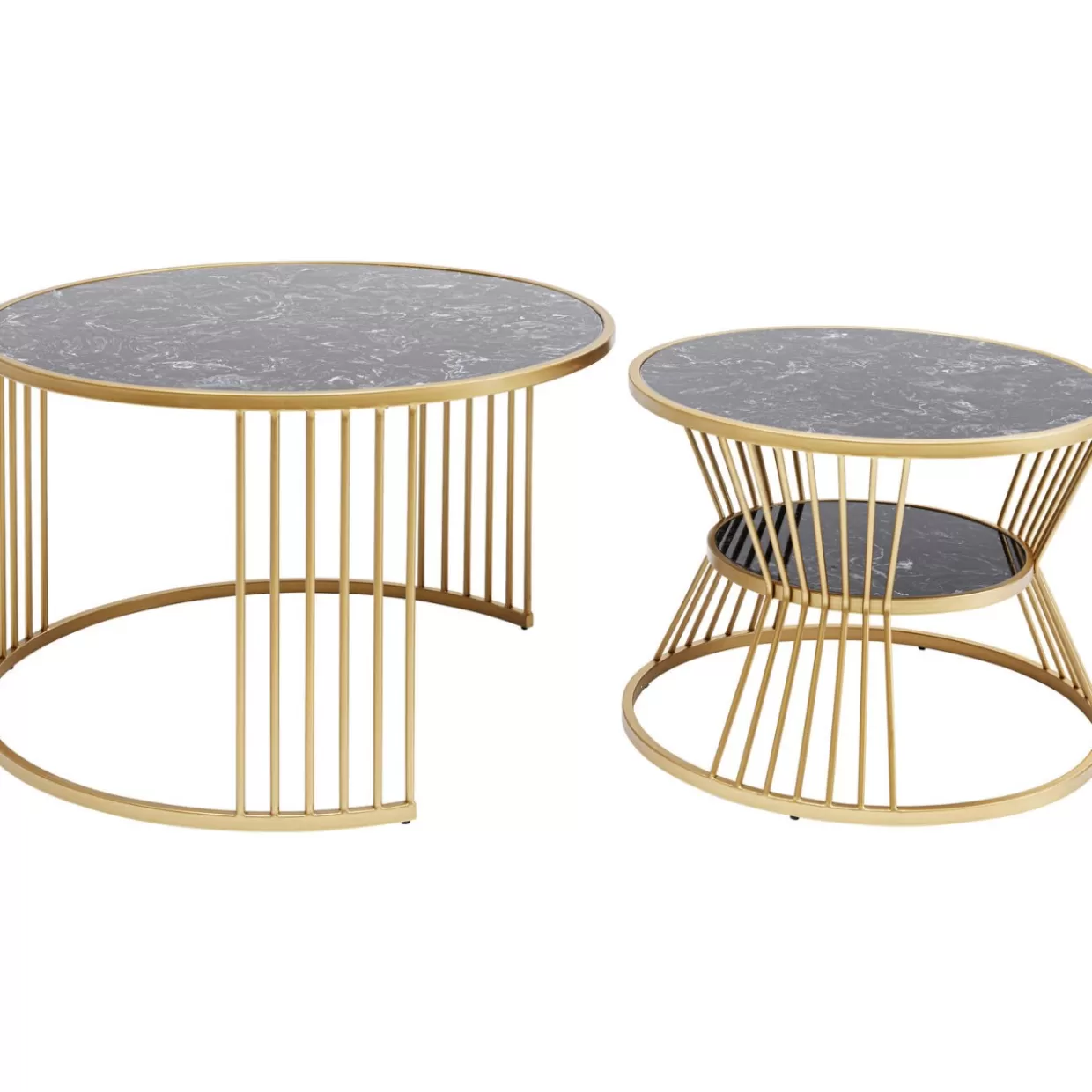 Tavoli da salotto Roma in coppia - Design contemporaneo KARE per ambienti con carattere 

（：）