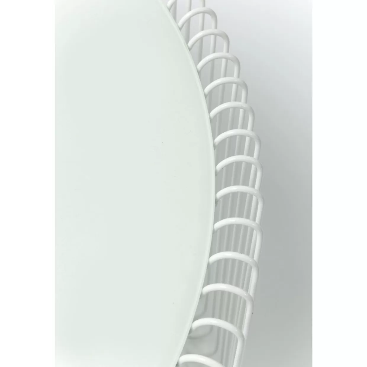 KARE Design - Coppia di Tavolini Moderni Wire Bianco per Salotti con Stile
