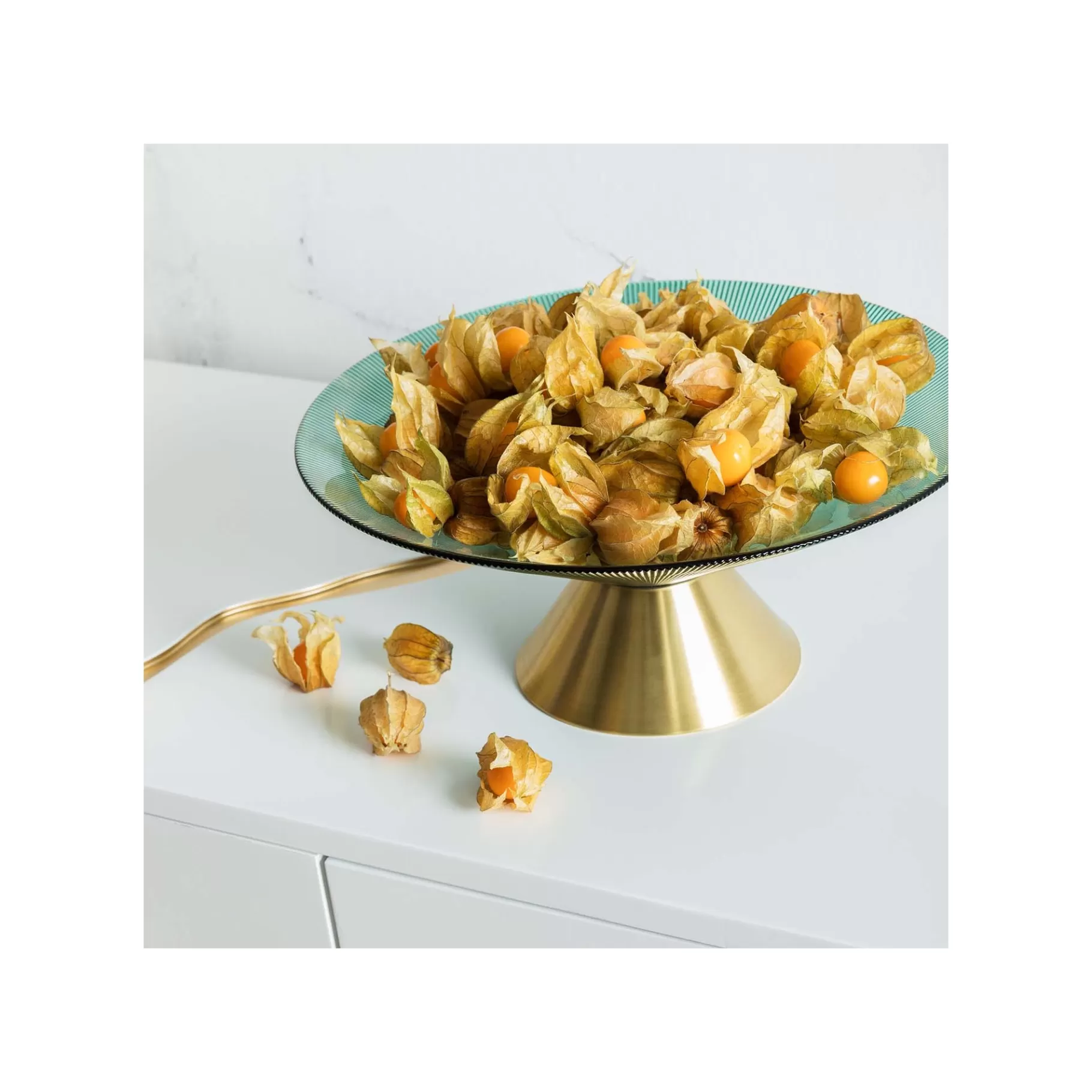 Store Coupe Birdie Verte 35cm   Vaisselle