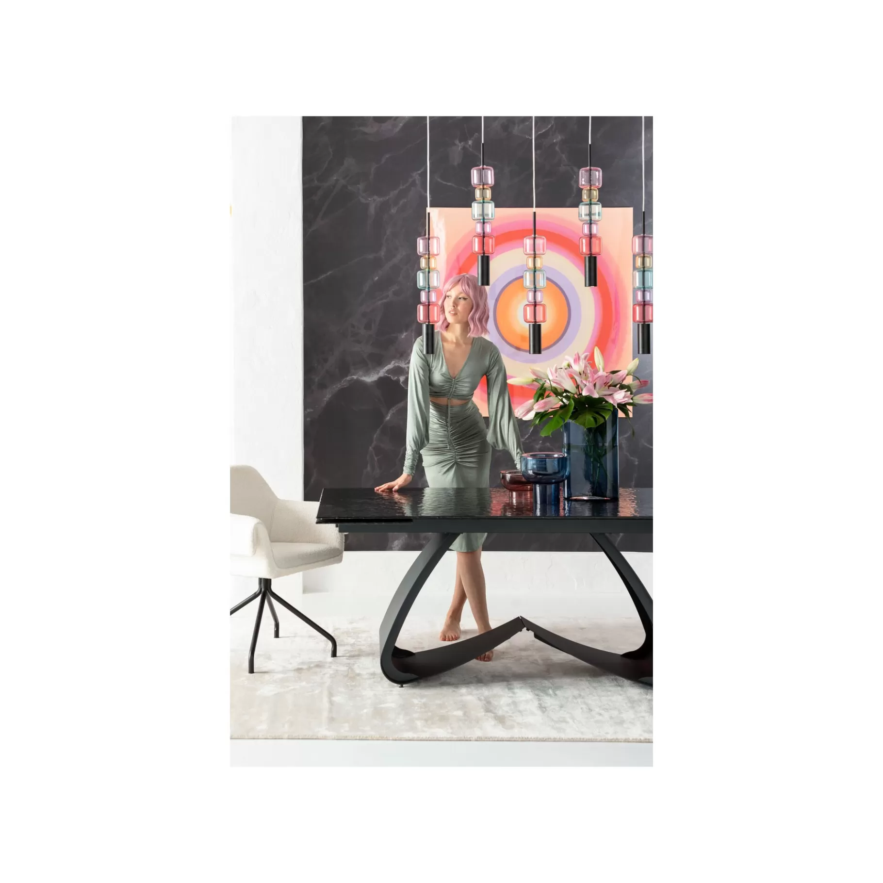 Online Coupe Grazioso Rose 20cm   Vaisselle