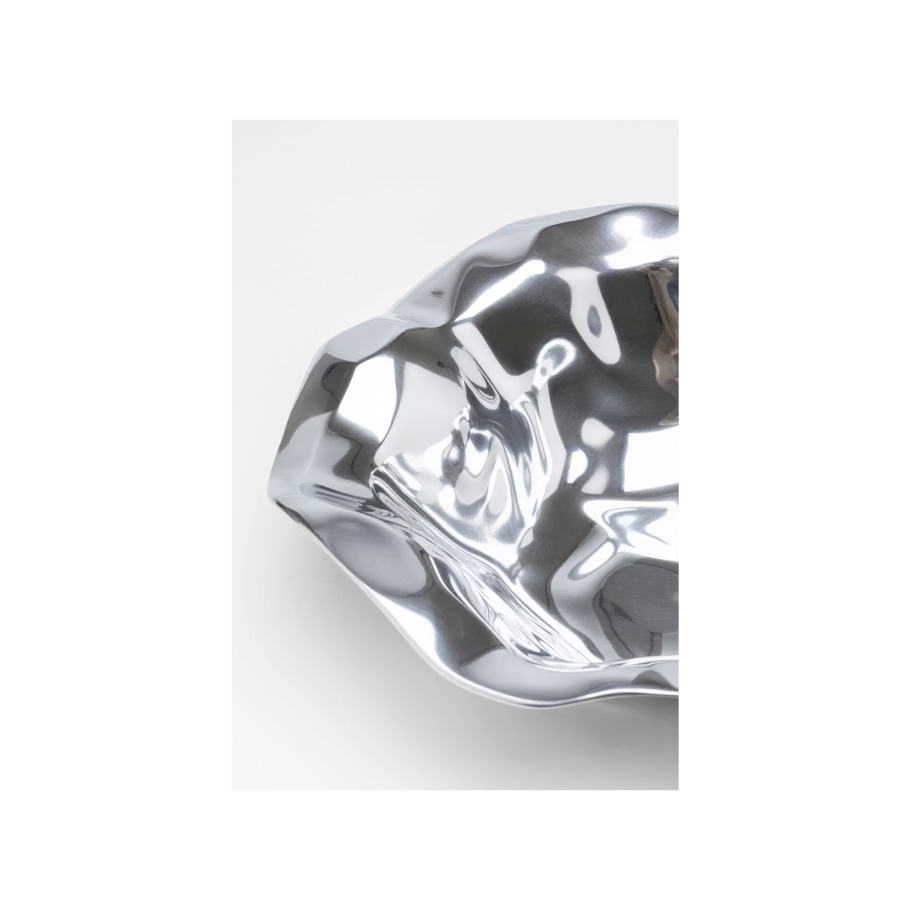 Store Coupe Jade Argentée 30cm   Vaisselle