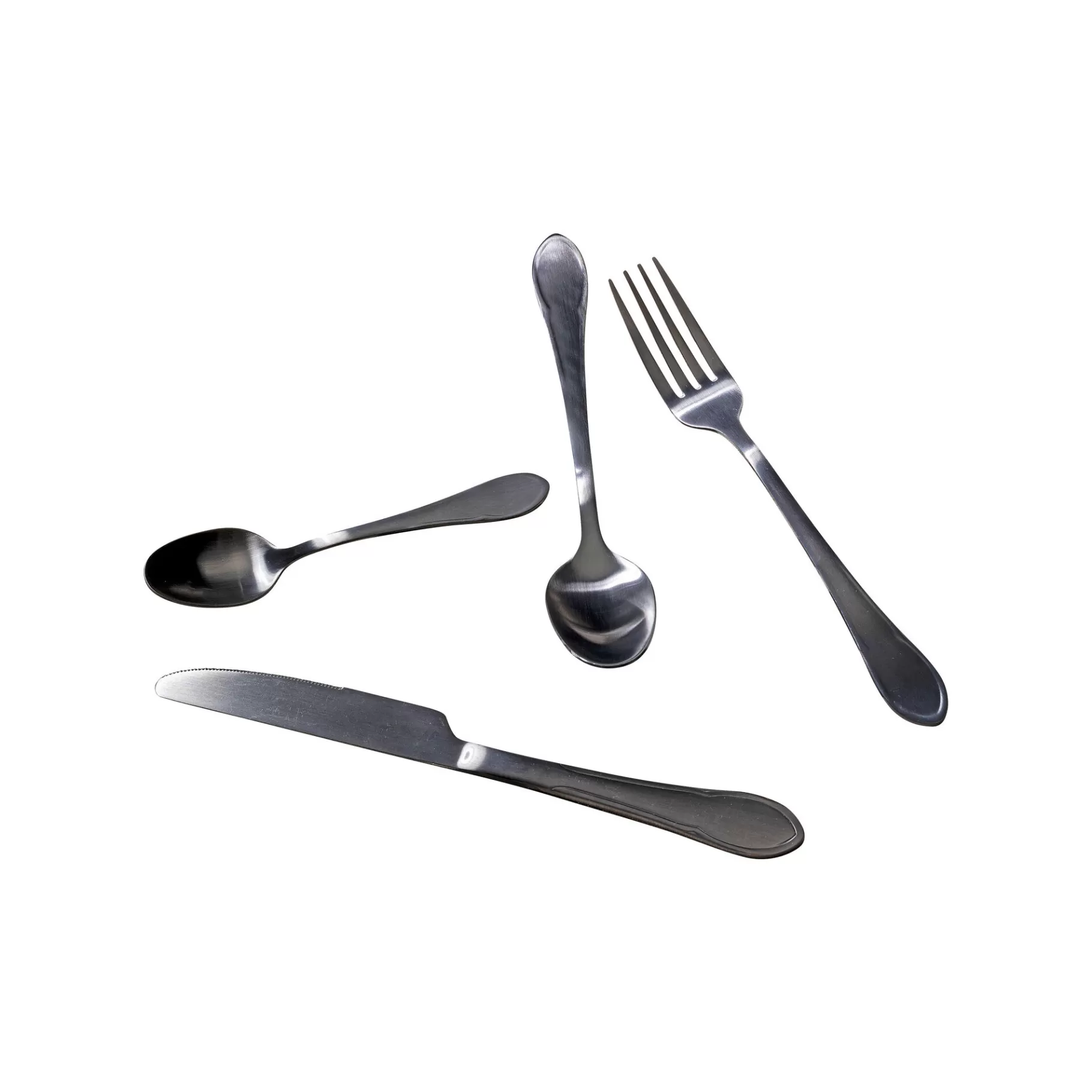 Cheap Couverts Cucina 16 Pièces Noirs   Vaisselle
