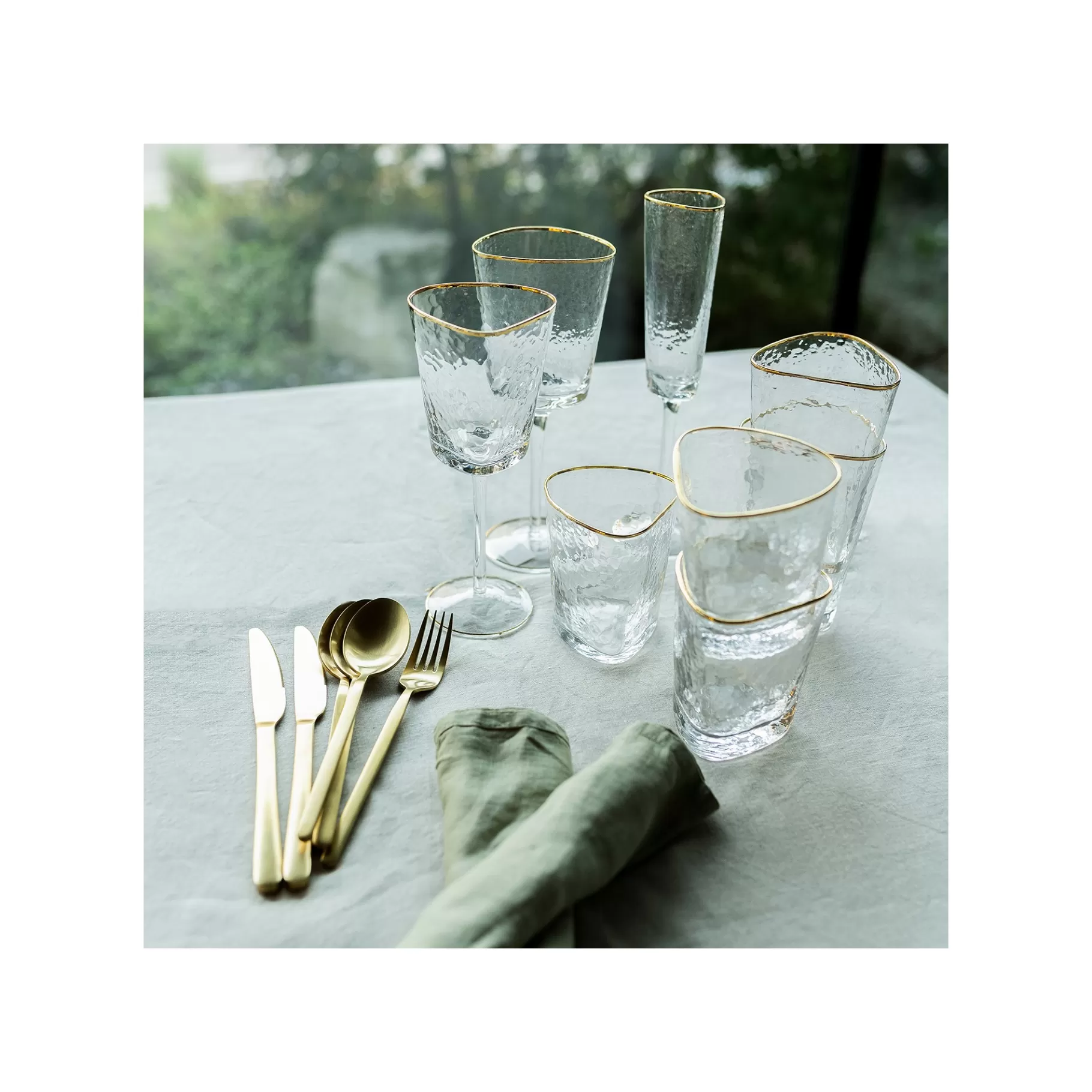 Cheap Couverts Gloria 16 Pièces Dorés   Vaisselle