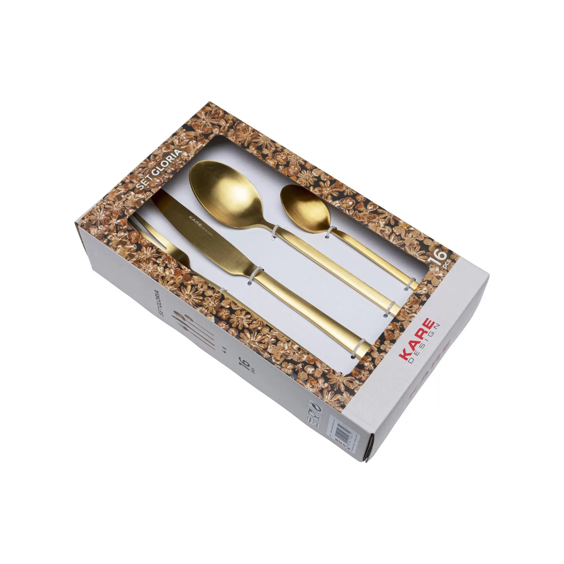 Cheap Couverts Gloria 16 Pièces Dorés   Vaisselle