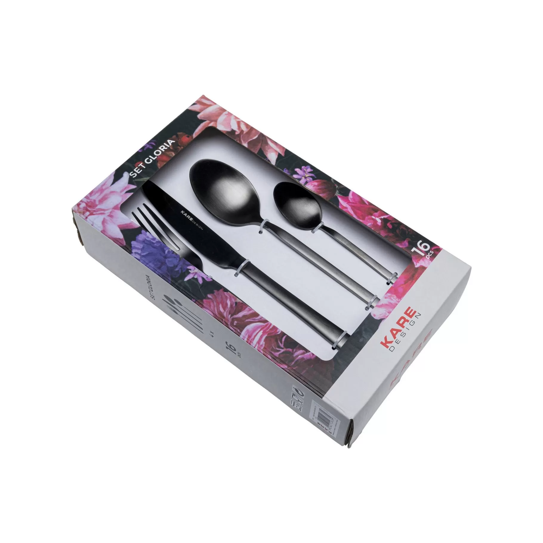 Flash Sale Couverts Gloria 16 Pièces Noirs   Vaisselle