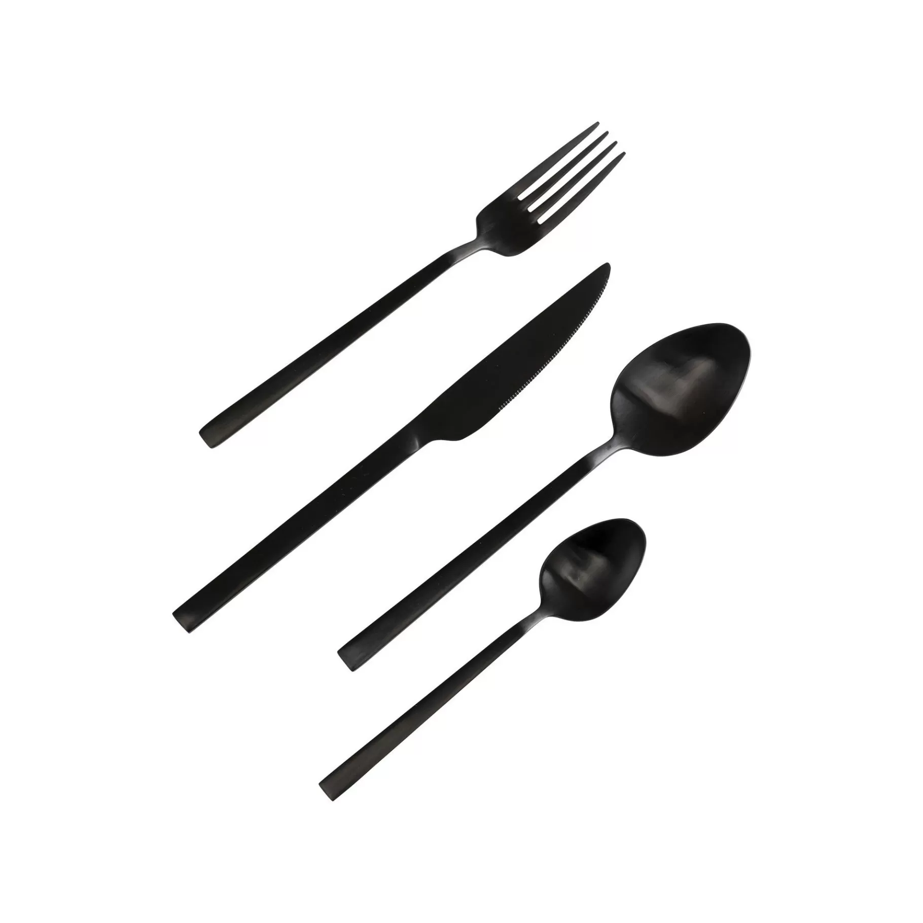 Flash Sale Couverts Gloria 16 Pièces Noirs   Vaisselle