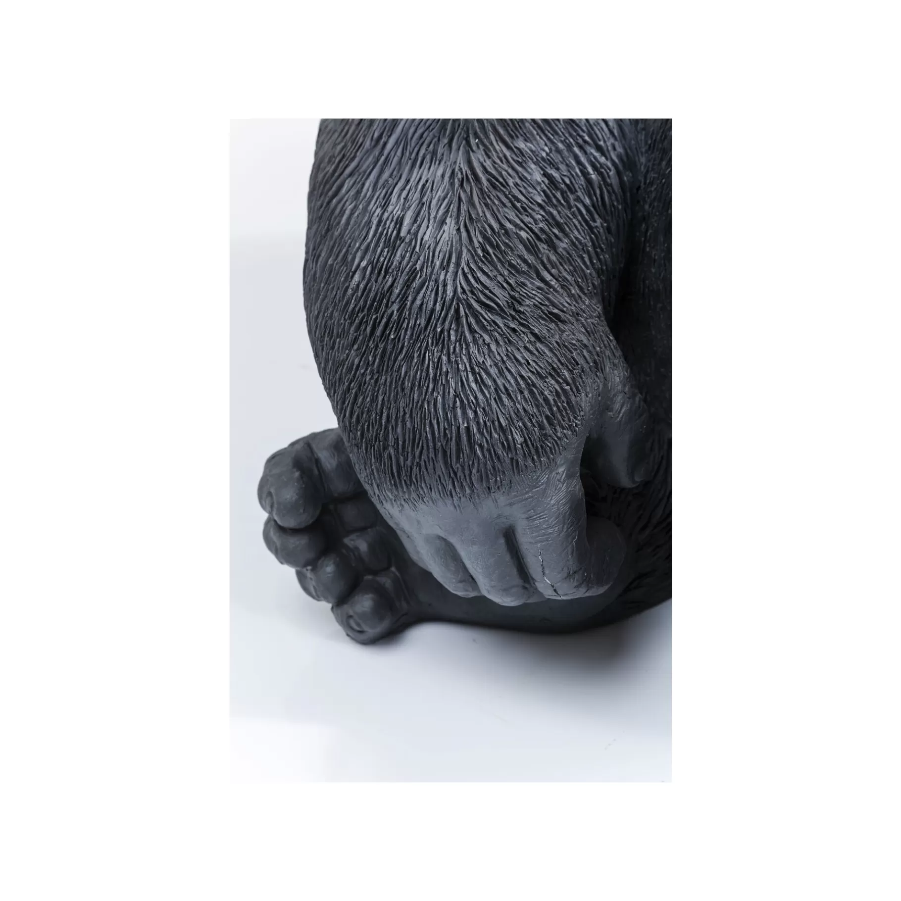 Gorilla Decorativo Grande 76cm in Nero - Ideale per Arredi Moderni