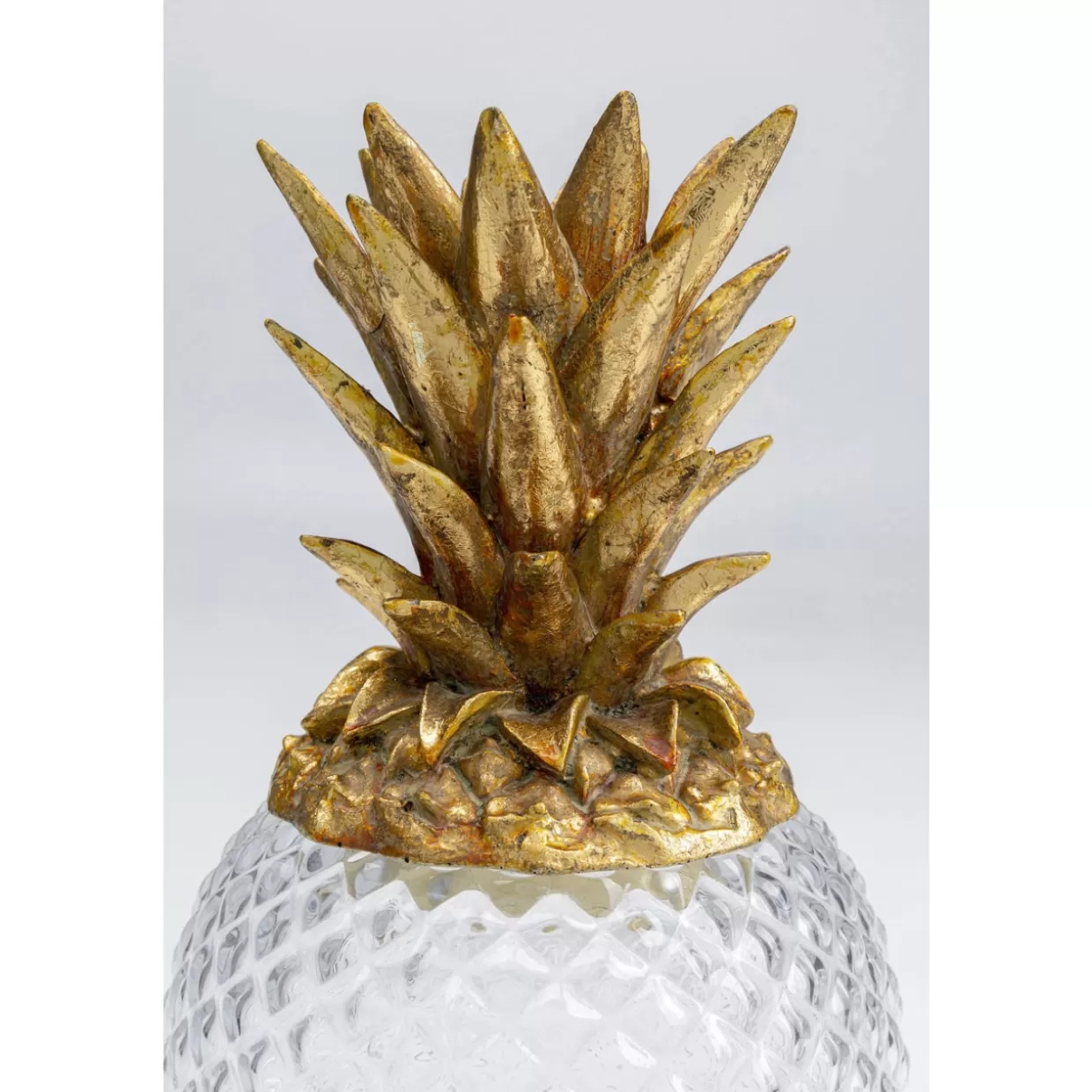 Originale barattolo decorativo KARE Design con motivo ananas visibile - Contenitore stiloso per arredamento moderno e regali creativi