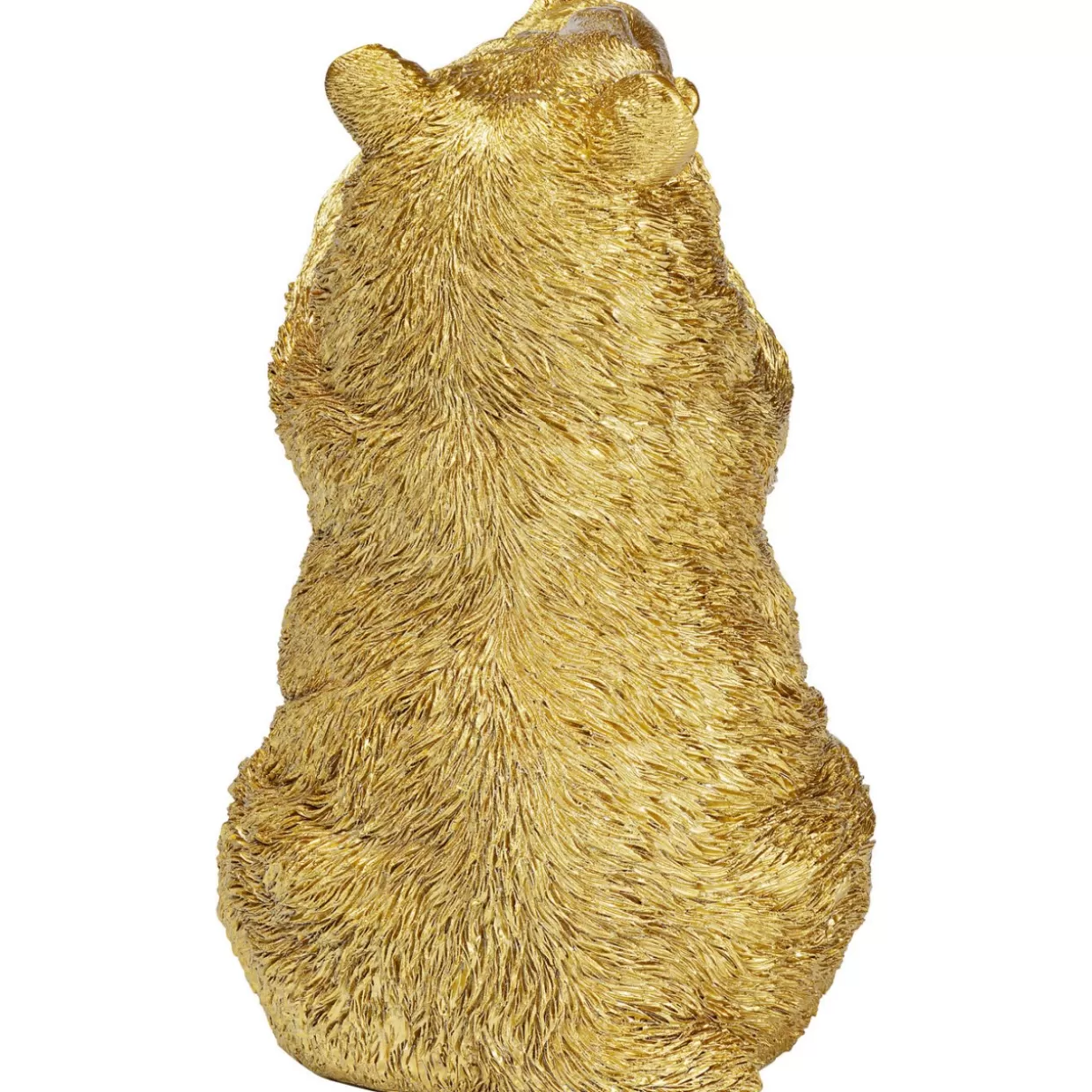 KARE Design - Orsetto Portafortuna per Mamma in Oro, Decorazione Elegante per la Casa con Altezza 27 cm | Idee Regalo Originali per Feste e Occasioni Speciali