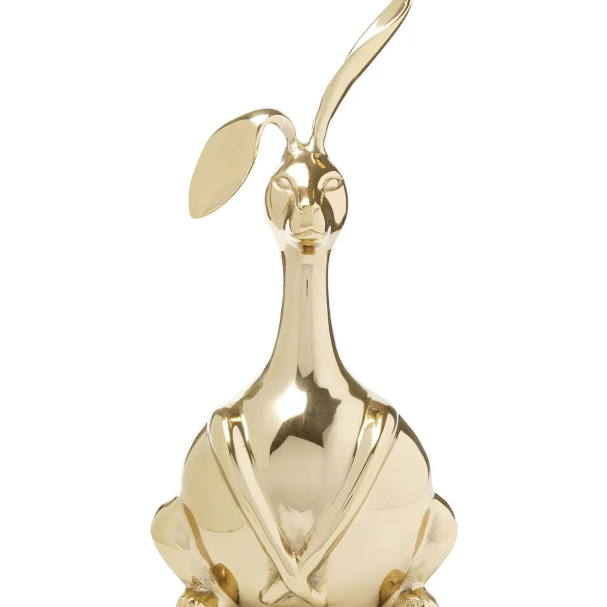 KARE Design - Coniglio Decorativo in Oro per la Casa, Scultura Bunny Elegante H37 Articolo da Collezione o Regalo