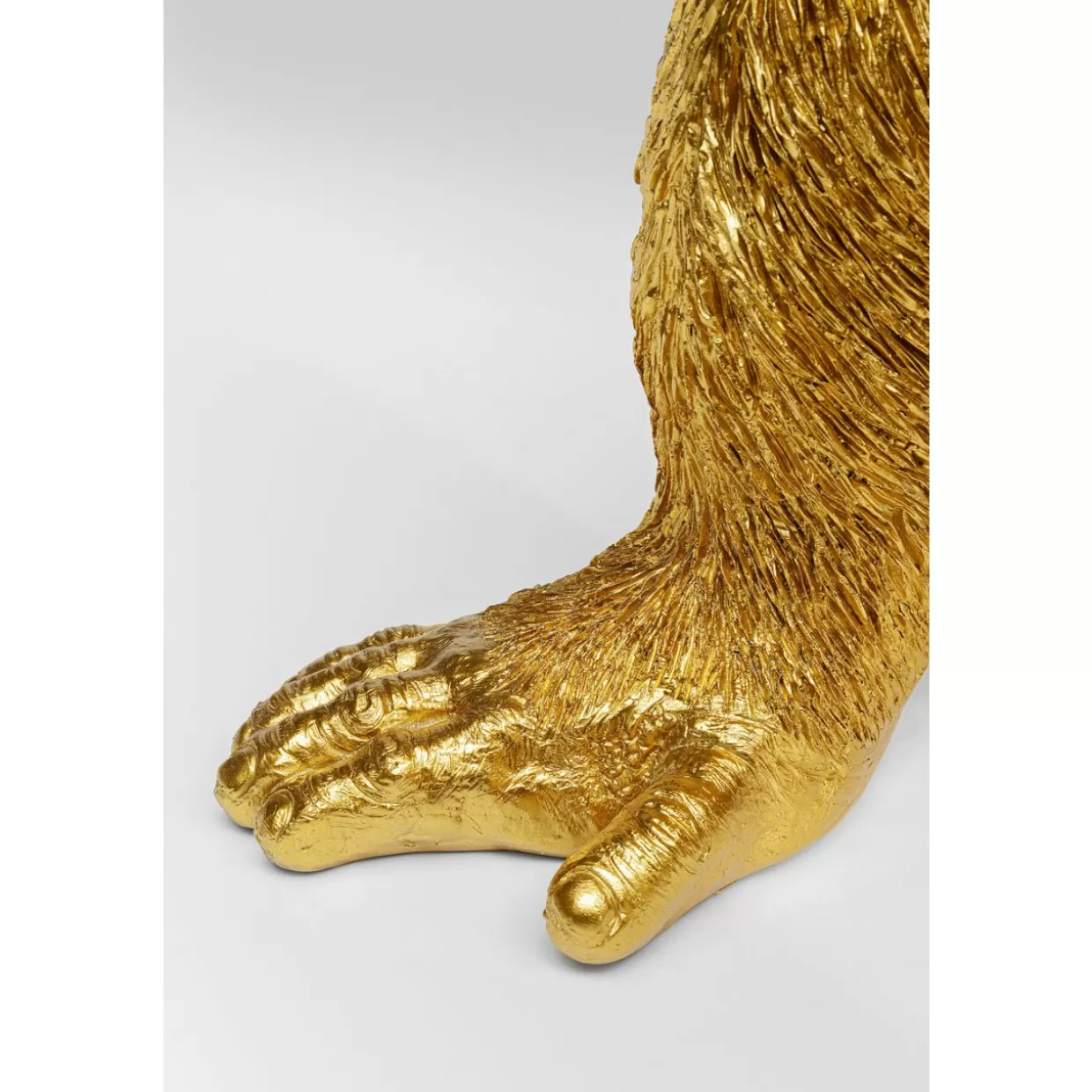 KARE Design - Scimmia Maggiordomo Giocosa in Oro, Decorazione Elegante per Casa 52 cm | Accessori Arredo Creativi e Regali Originali