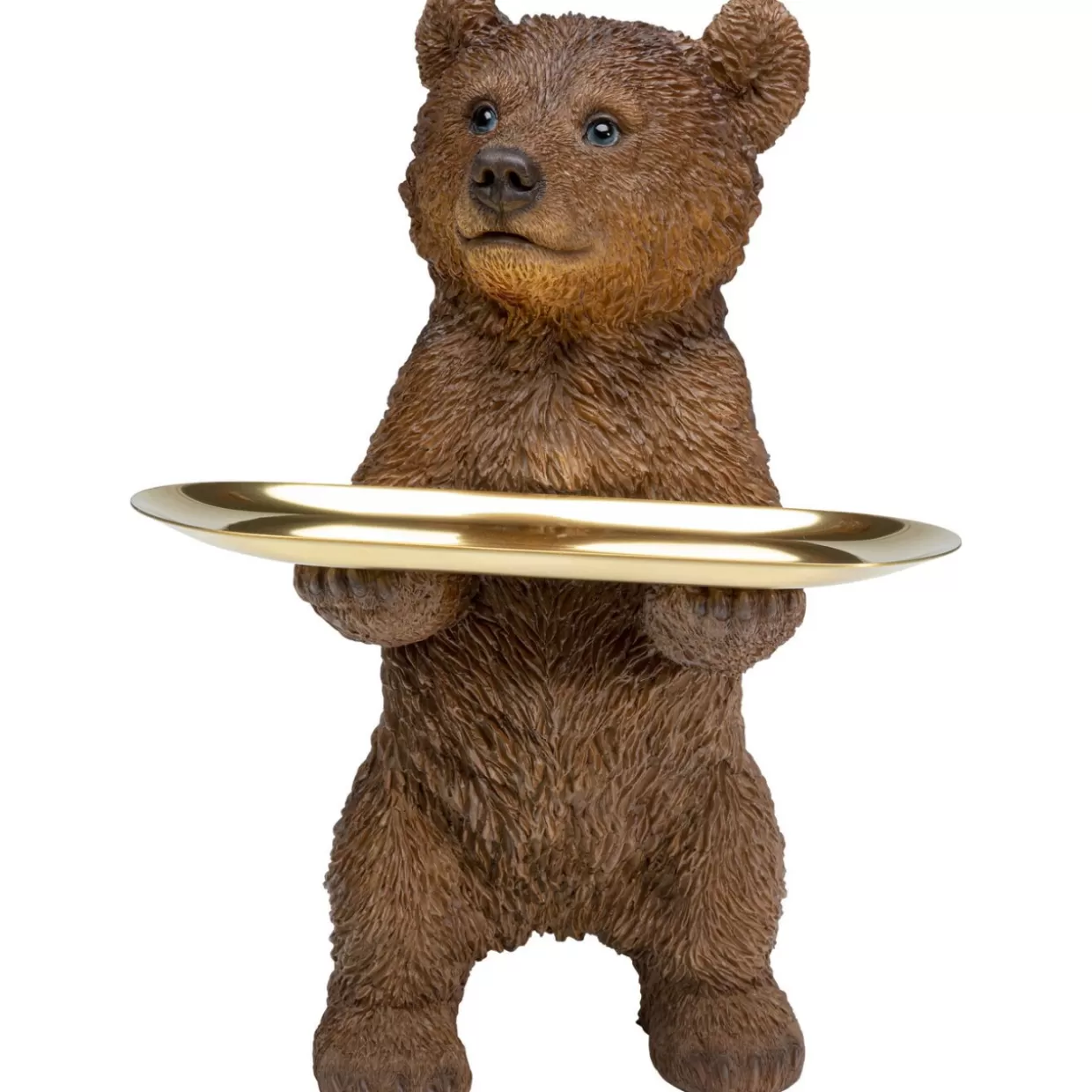 Orso Maggiordomo Decorativo in Posizione Eretta - Statua Moderna per Soggiorno 35 cm | Articoli Casa KARE Design con Stile British