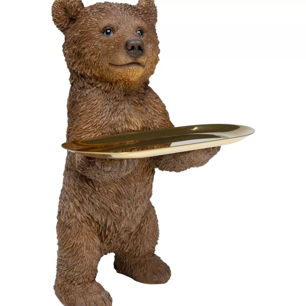 Orso Maggiordomo Decorativo in Posizione Eretta - Statua Moderna per Soggiorno 35 cm | Articoli Casa KARE Design con Stile British