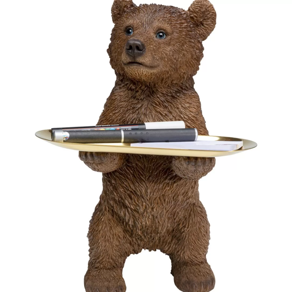 Orso Maggiordomo Decorativo in Posizione Eretta - Statua Moderna per Soggiorno 35 cm | Articoli Casa KARE Design con Stile British