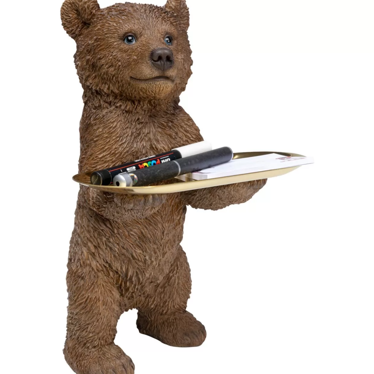 Orso Maggiordomo Decorativo in Posizione Eretta - Statua Moderna per Soggiorno 35 cm | Articoli Casa KARE Design con Stile British