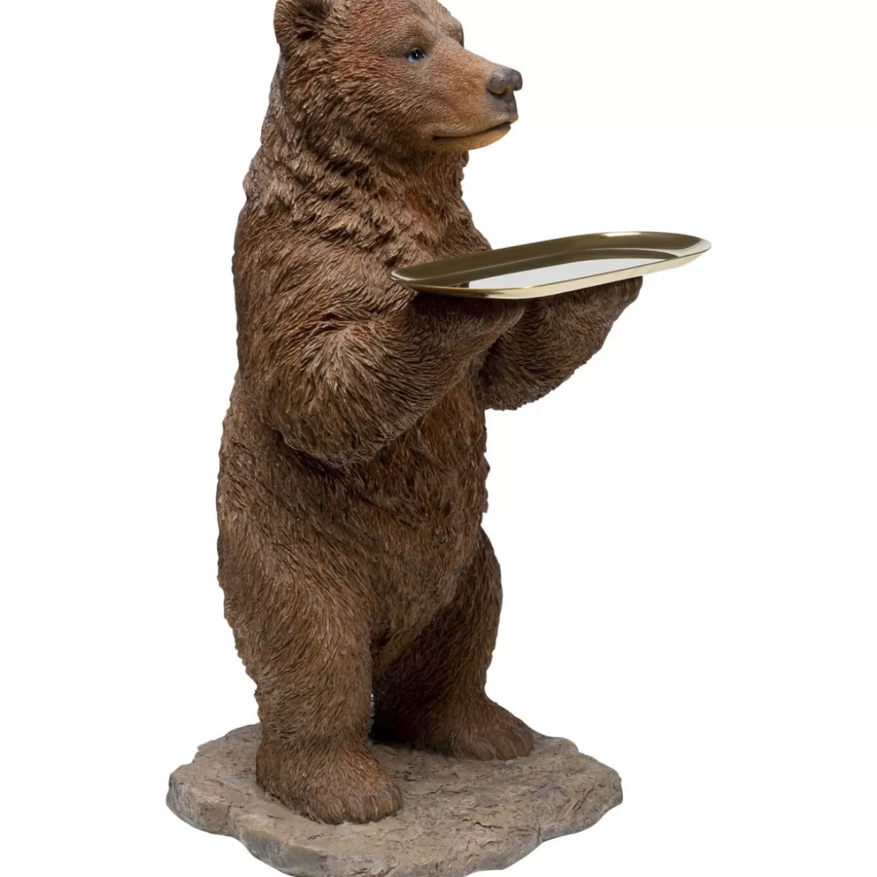 KARE Design - Orso Maggiordomo Decorativo in Posizione Eretta, 62 cm - Statua per Arredamento Casa e Idee Regalo Originali