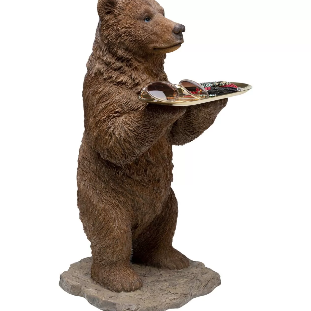 KARE Design - Orso Maggiordomo Decorativo in Posizione Eretta, 62 cm - Statua per Arredamento Casa e Idee Regalo Originali