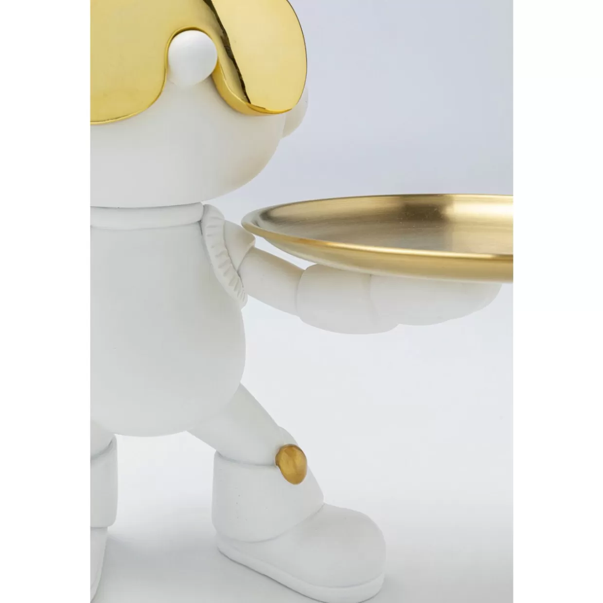 KARE Design - Vassoio Decorativo Coniglio Moderno in Stile Trendy, 27 cm - Complemento d'Arredamento Creativo per Regali e Casa

(：，
