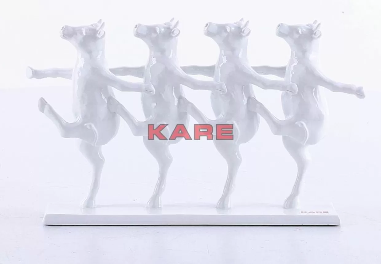 KARE Design - Scultura Originale Mucche Ballerine, Decorazione Moderna per Interni e Idea Regalo Creativa