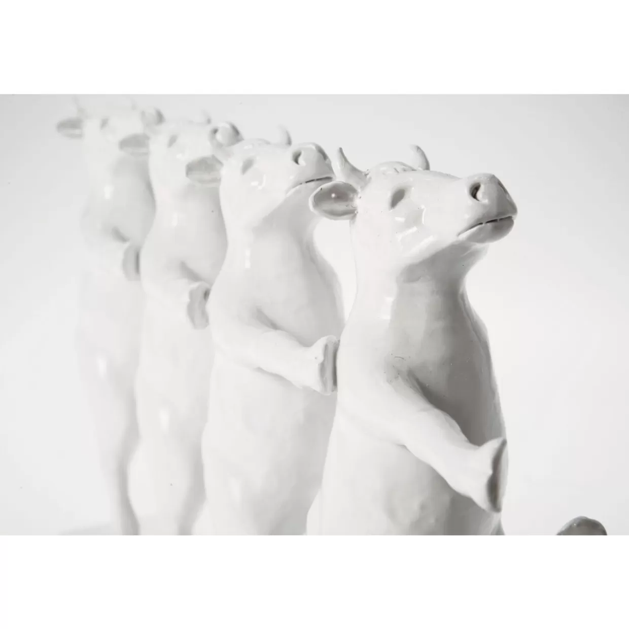 KARE Design - Scultura Originale Mucche Ballerine, Decorazione Moderna per Interni e Idea Regalo Creativa