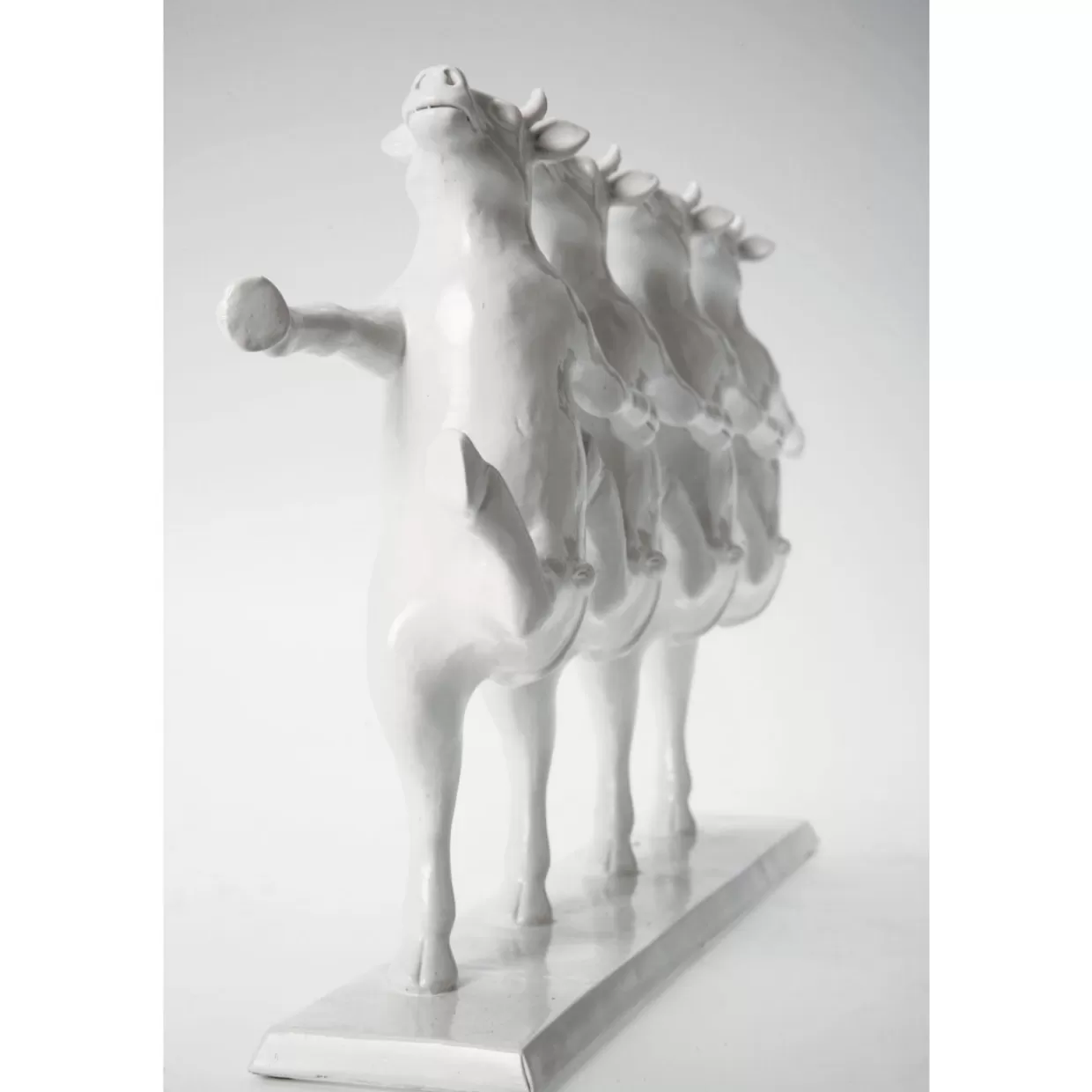 KARE Design - Scultura Originale Mucche Ballerine, Decorazione Moderna per Interni e Idea Regalo Creativa