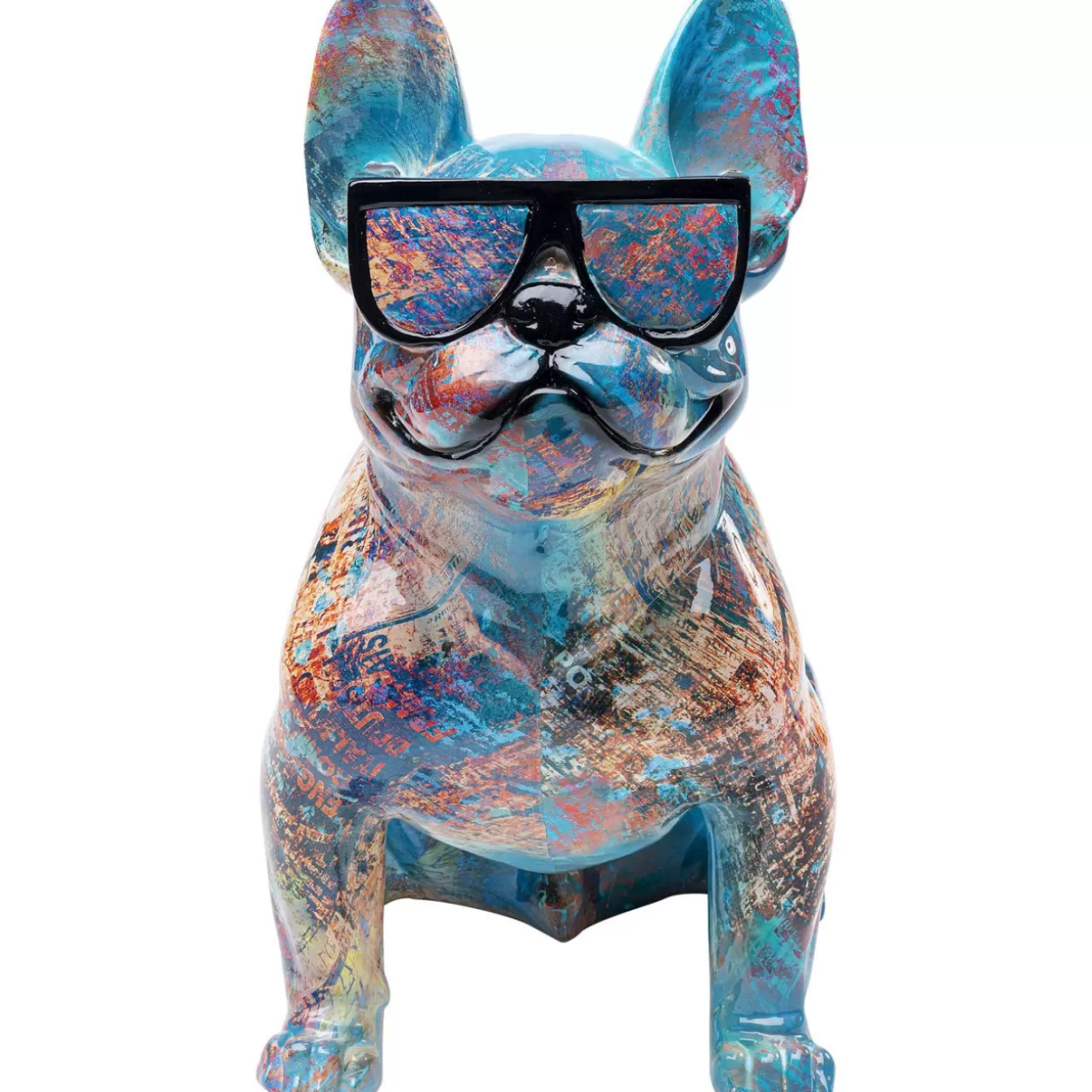 Scultura decorativa Cane con Occhiali da Sole - Design unico per interni di KARE | Idee regalo creative per la casa