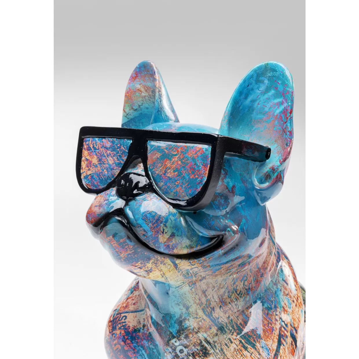 Scultura decorativa Cane con Occhiali da Sole - Design unico per interni di KARE | Idee regalo creative per la casa