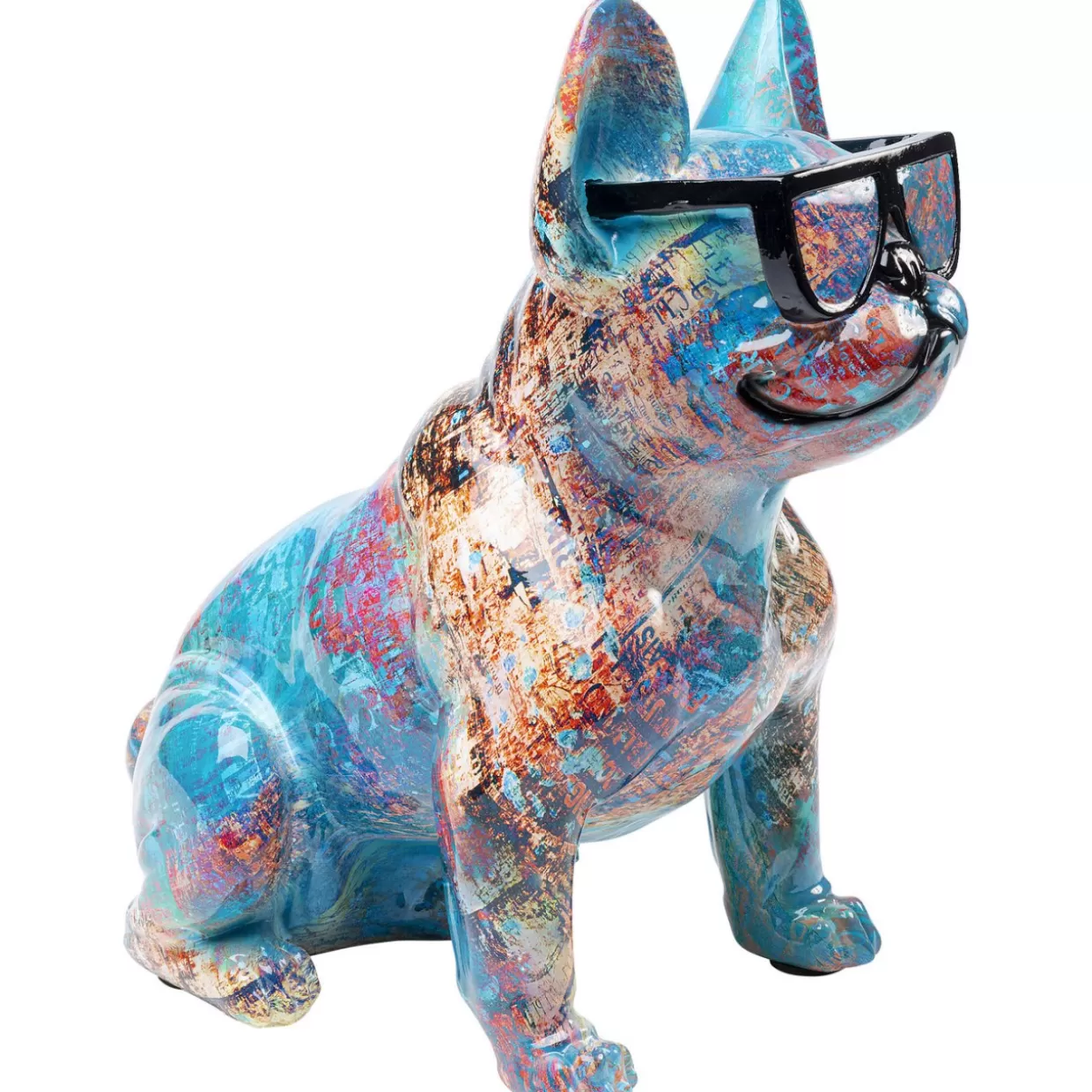 Scultura decorativa Cane con Occhiali da Sole - Design unico per interni di KARE | Idee regalo creative per la casa