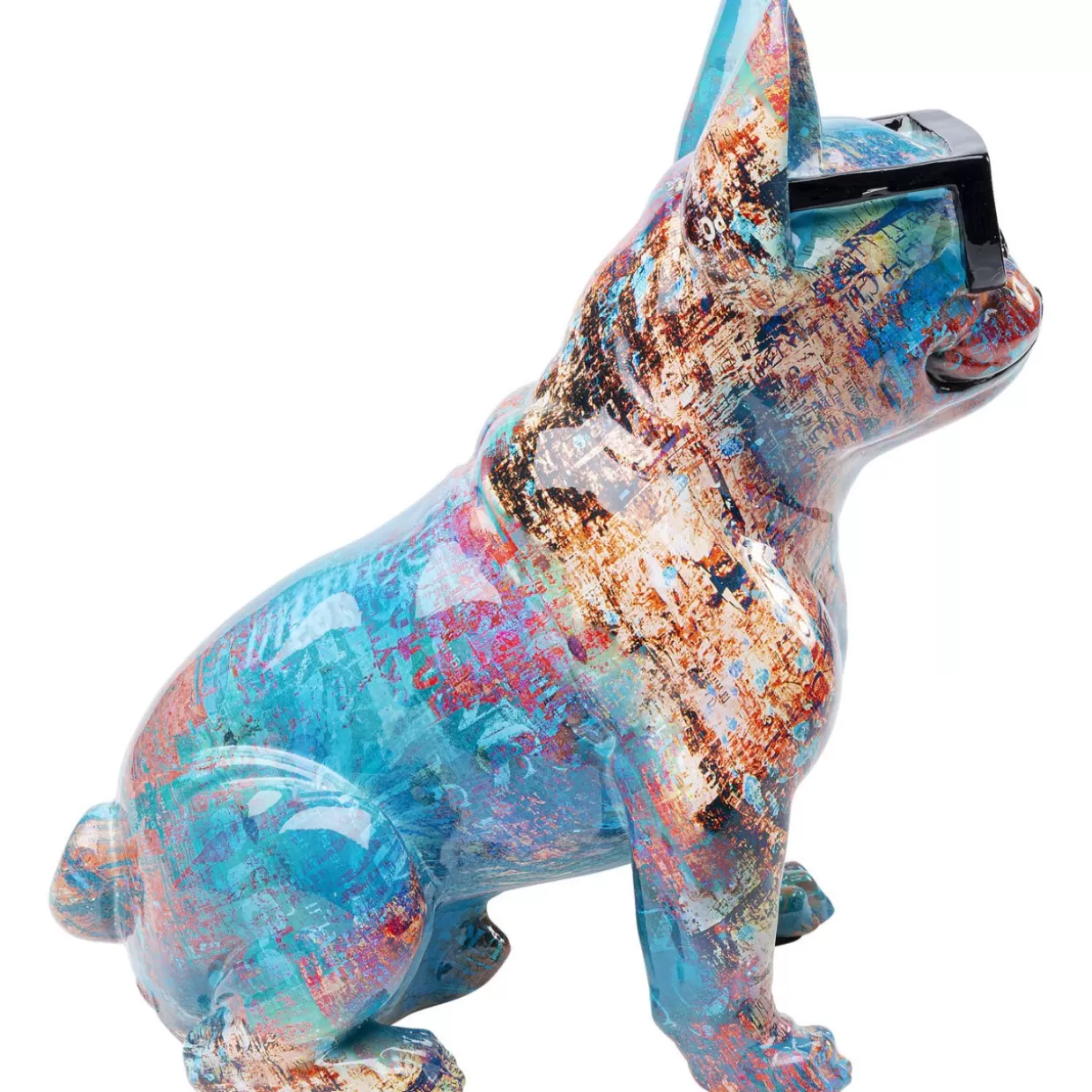 Scultura decorativa Cane con Occhiali da Sole - Design unico per interni di KARE | Idee regalo creative per la casa