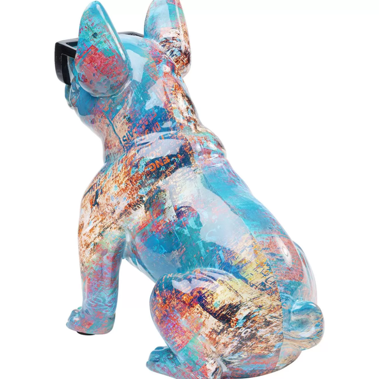 Scultura decorativa Cane con Occhiali da Sole - Design unico per interni di KARE | Idee regalo creative per la casa