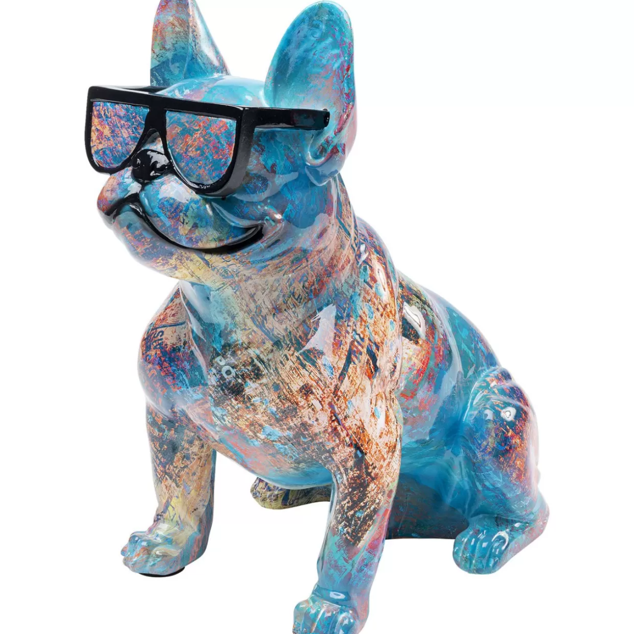Scultura decorativa Cane con Occhiali da Sole - Design unico per interni di KARE | Idee regalo creative per la casa