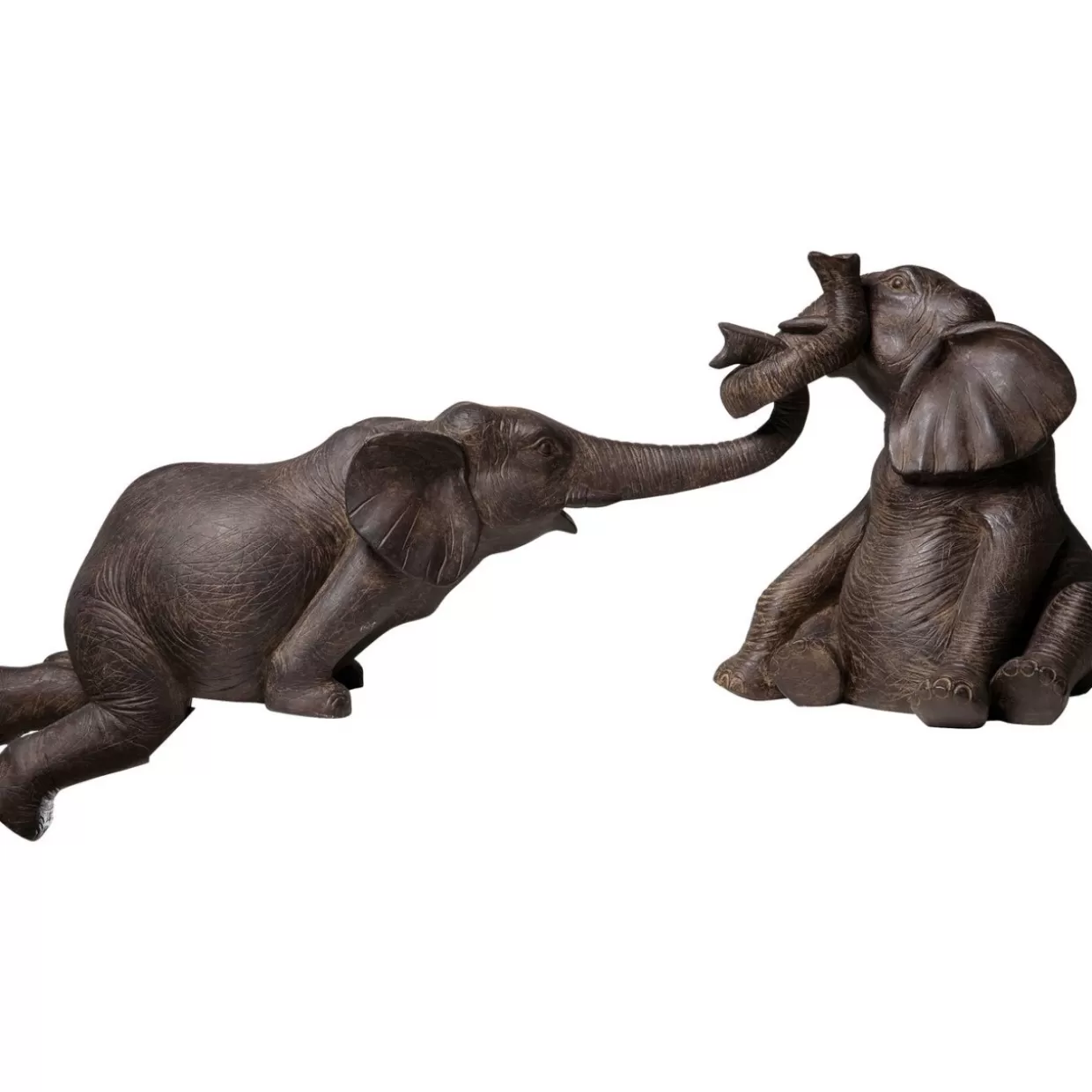 Delizioso Duo Elefanti da Circo in Stile Vintage - Sculture per Casa di KARE Design (2 Pezzi, Idee Regalo Originali)