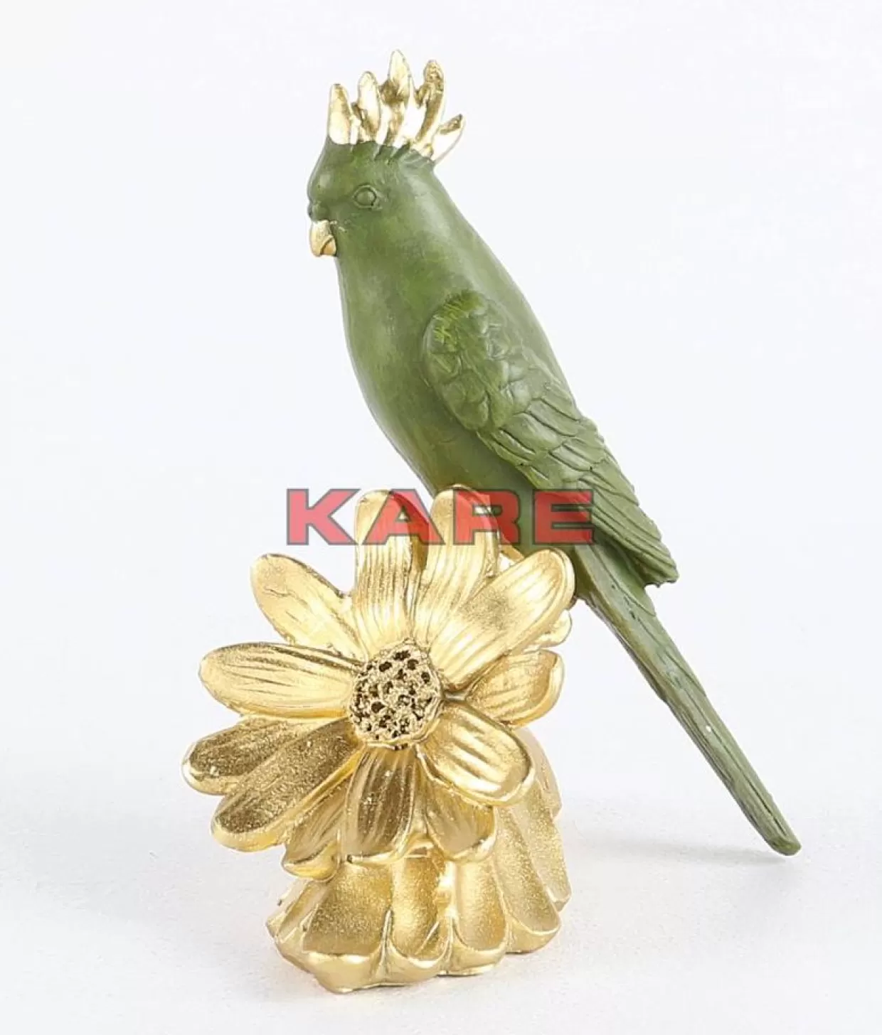 Articolo Decorativo KARE Design - Pappagallo Floreale in Stile Vintage per Interni e Regali Originali
