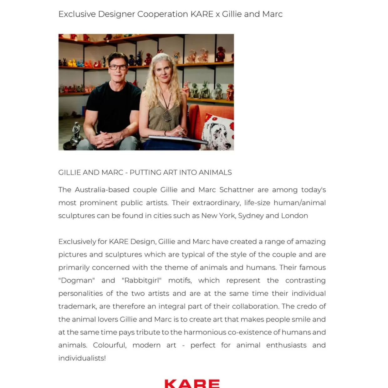 KARE Design - Accessori per la Casa: Scultura Stilosa 