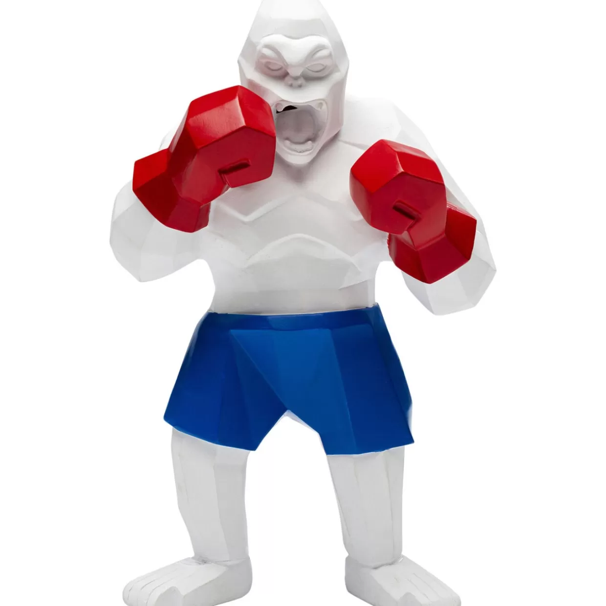 Scultura Gorilla Punch Originale per Arredamento - Statua Decorativa KARE Design 25 cm, Idea Regalo Creativa per Interni Moderni
