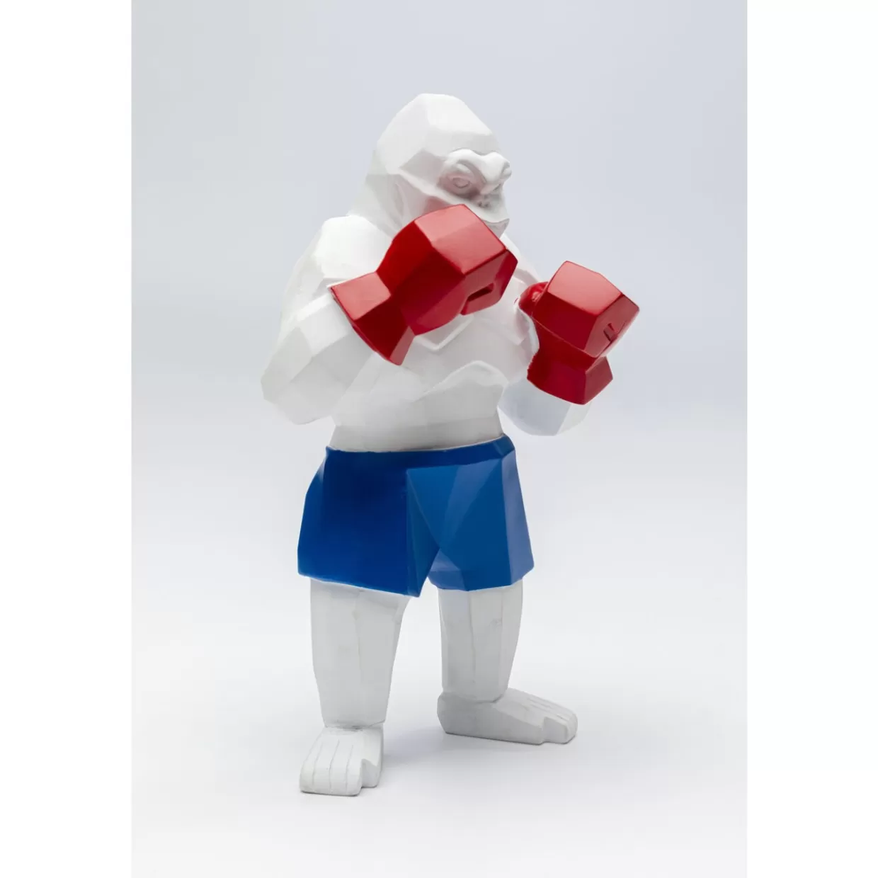 Scultura Gorilla Punch Originale per Arredamento - Statua Decorativa KARE Design 25 cm, Idea Regalo Creativa per Interni Moderni