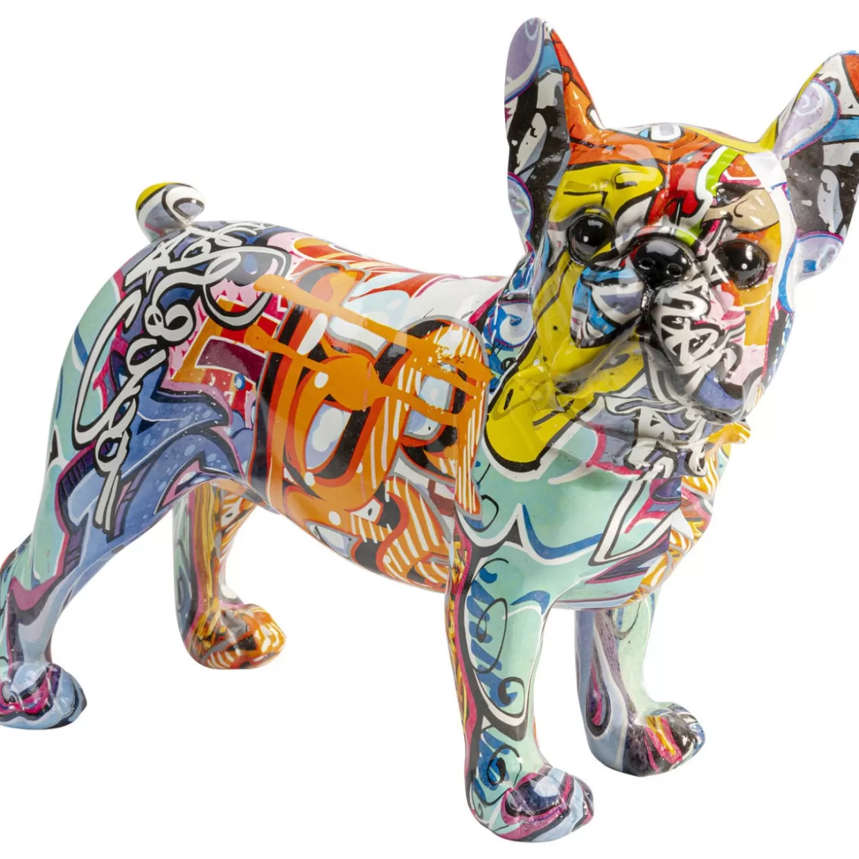 KARE Design | Statua Urban Graffiti Dog - Idea Regalo Originale per Appassionati di Decorazioni Moderne