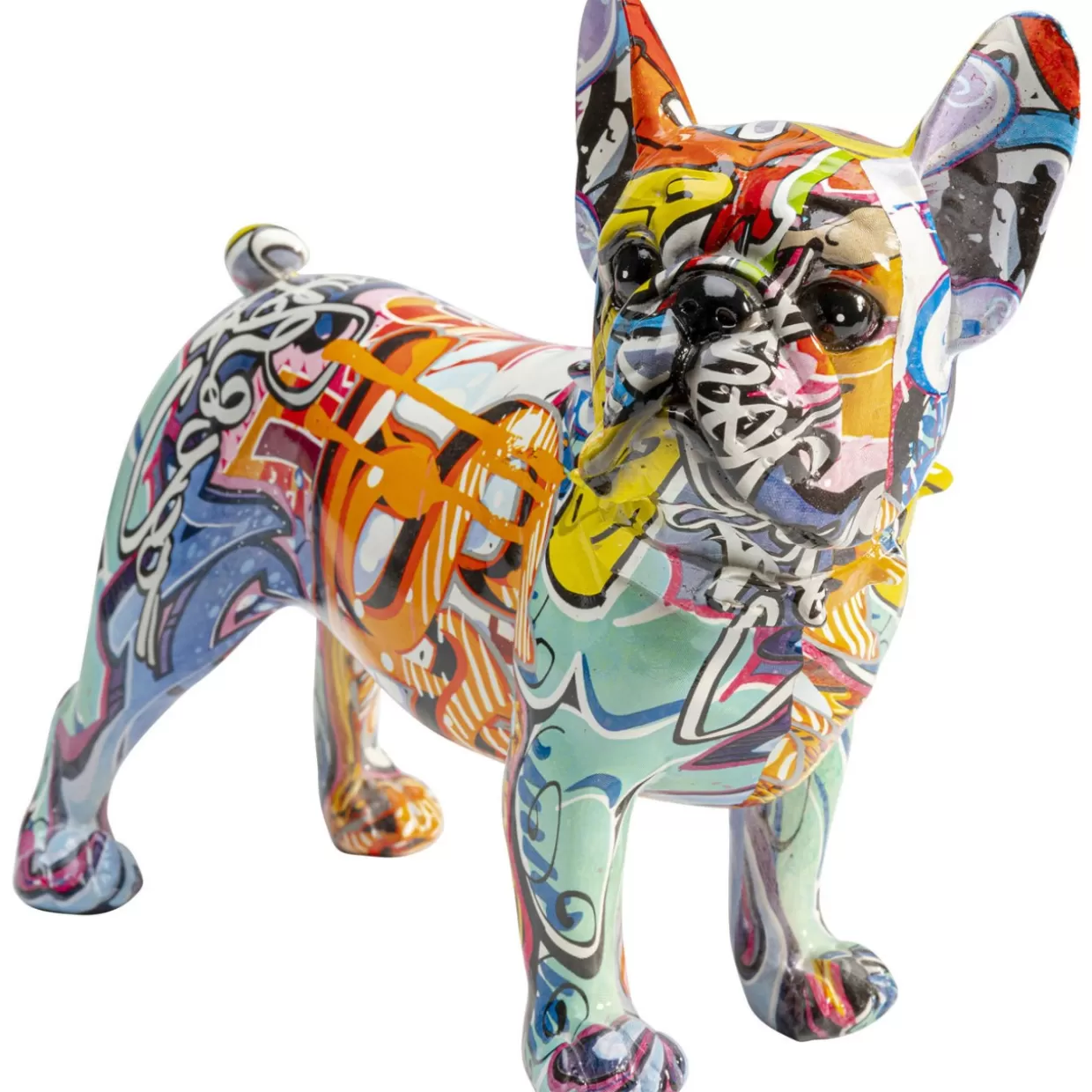 KARE Design | Statua Urban Graffiti Dog - Idea Regalo Originale per Appassionati di Decorazioni Moderne