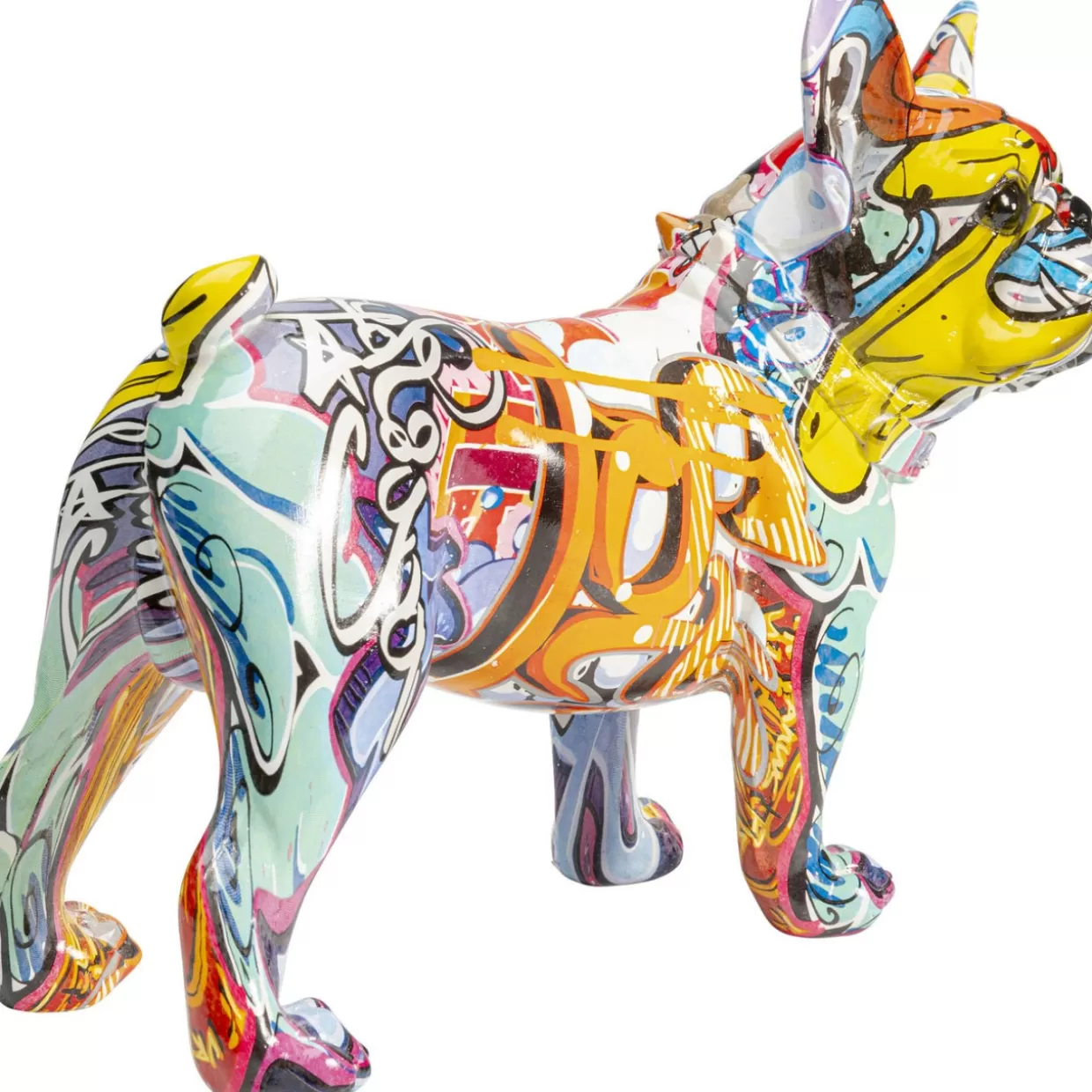 KARE Design | Statua Urban Graffiti Dog - Idea Regalo Originale per Appassionati di Decorazioni Moderne
