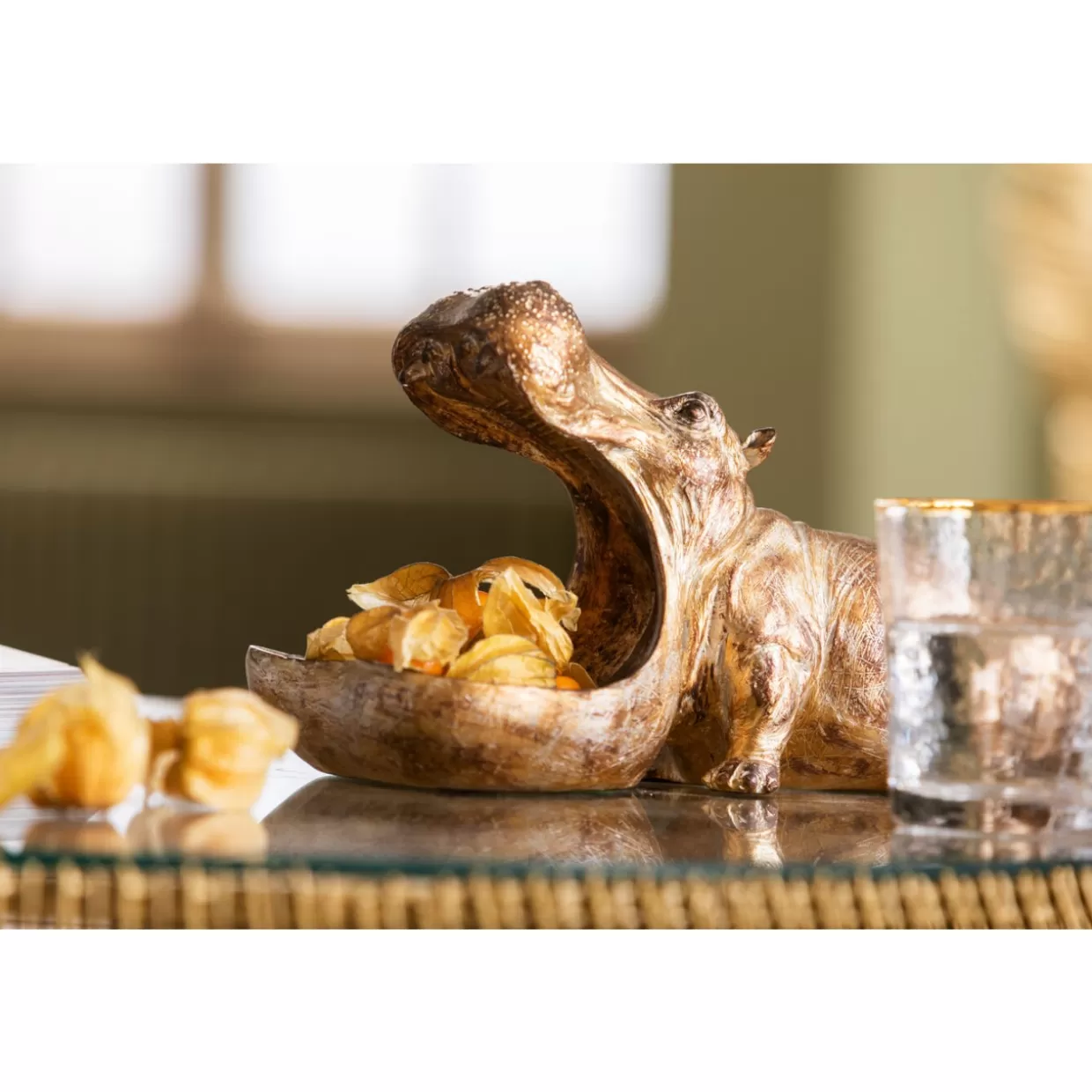 KARE Design - Scultura Decorativa Ippopotamo Famelico per Regali Originali