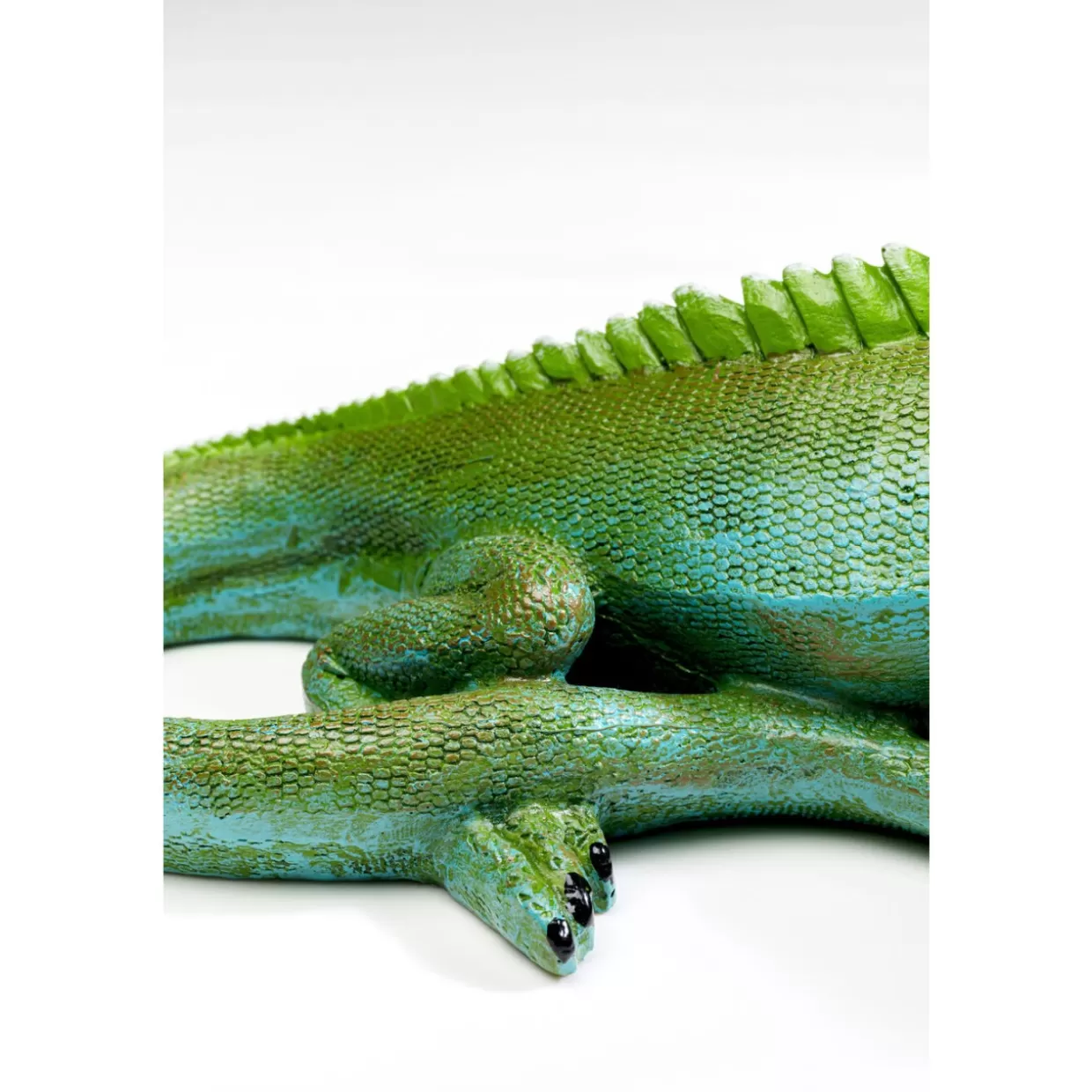 LUCERTOLA DECORATIVA SMERALDO - Originale scultura per interni 21 cm di KARE Design | Idea regalo creativa per amanti della natura, Realizzata a Mano in Germania