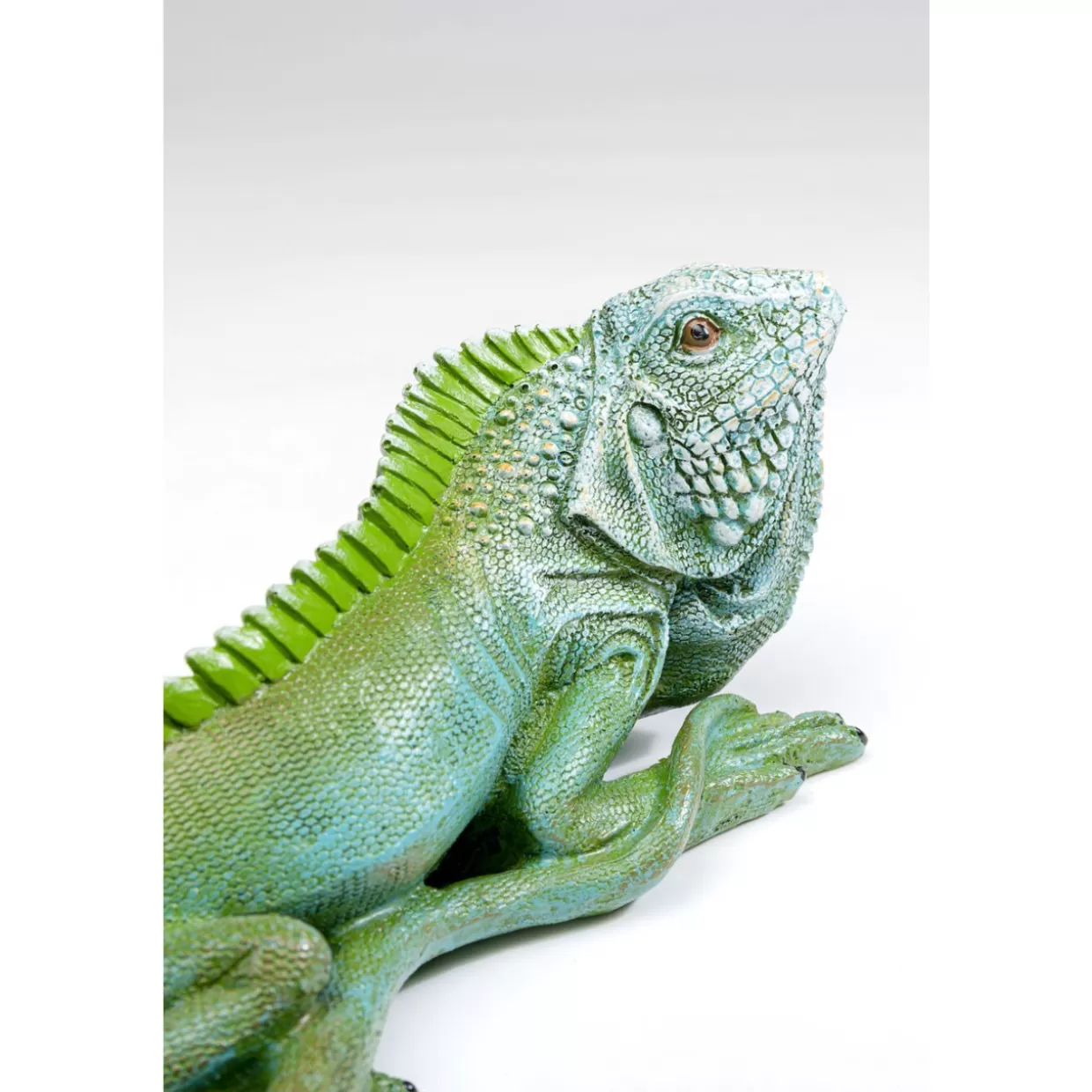LUCERTOLA DECORATIVA SMERALDO - Originale scultura per interni 21 cm di KARE Design | Idea regalo creativa per amanti della natura, Realizzata a Mano in Germania