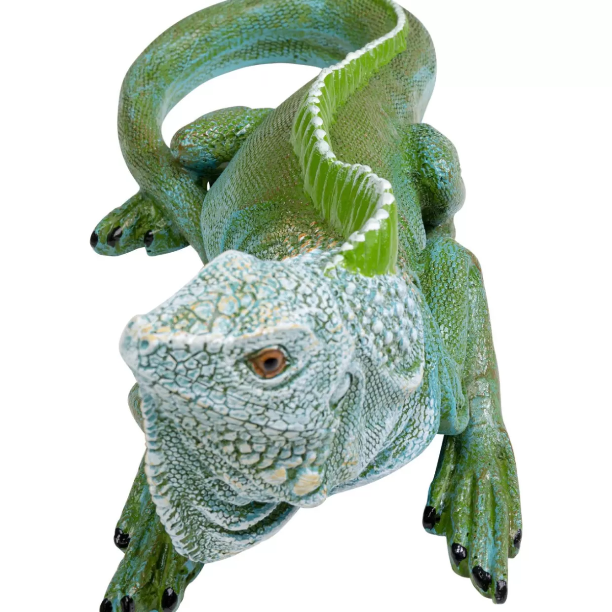LUCERTOLA DECORATIVA SMERALDO - Originale scultura per interni 21 cm di KARE Design | Idea regalo creativa per amanti della natura, Realizzata a Mano in Germania