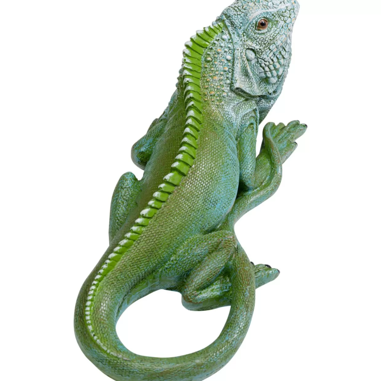 LUCERTOLA DECORATIVA SMERALDO - Originale scultura per interni 21 cm di KARE Design | Idea regalo creativa per amanti della natura, Realizzata a Mano in Germania